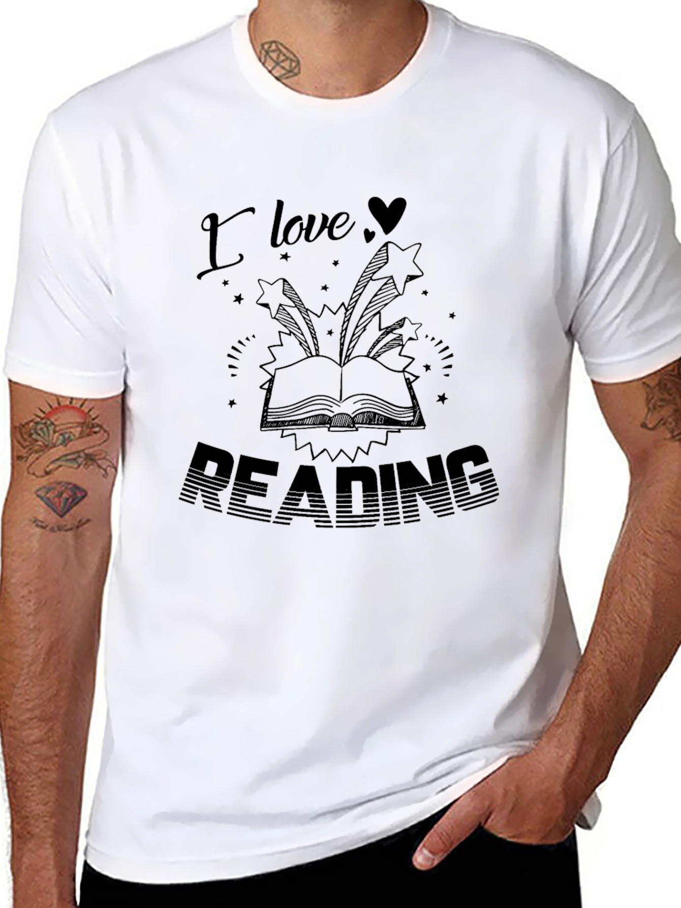 I Love Reading Graphic T-Shirt