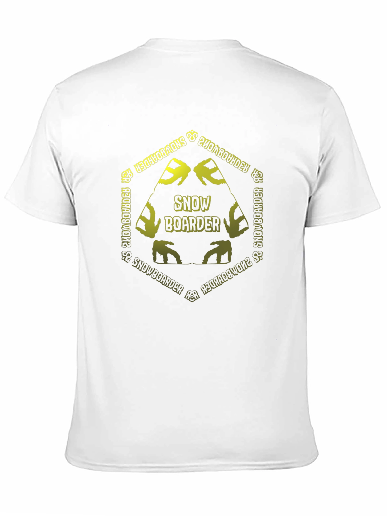 Snowboarder Graphic Tee - Black Cotton T-Shirt
