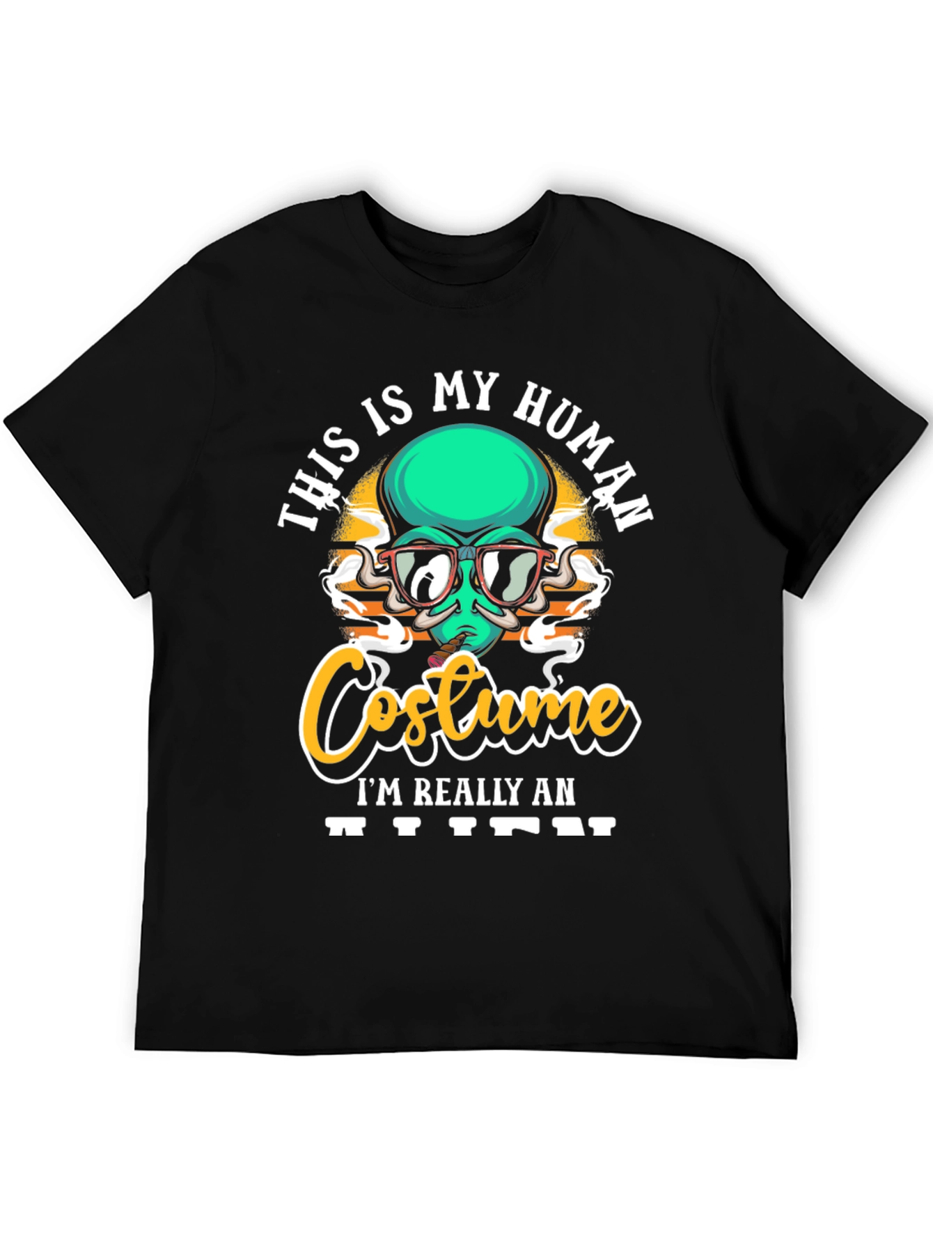This is My Human Costume Alien Graphic T-Shirt