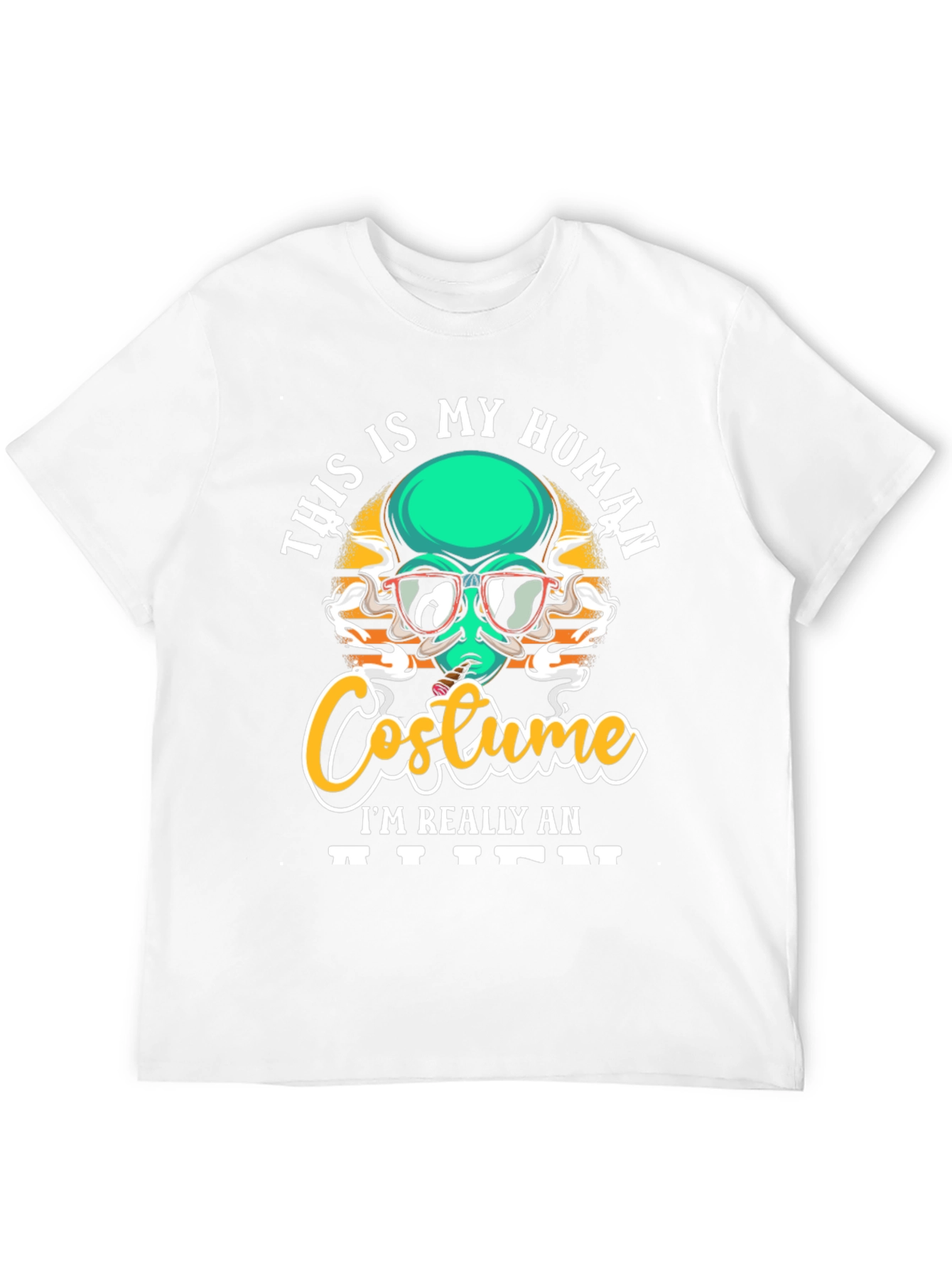 This is My Human Costume Alien Graphic T-Shirt