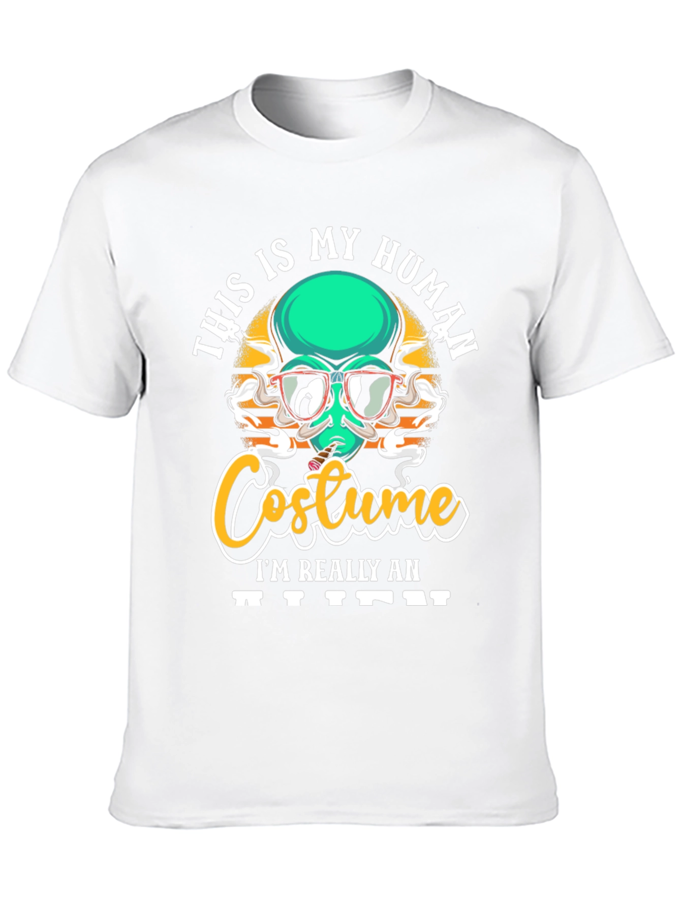 This is My Human Costume Alien Graphic T-Shirt