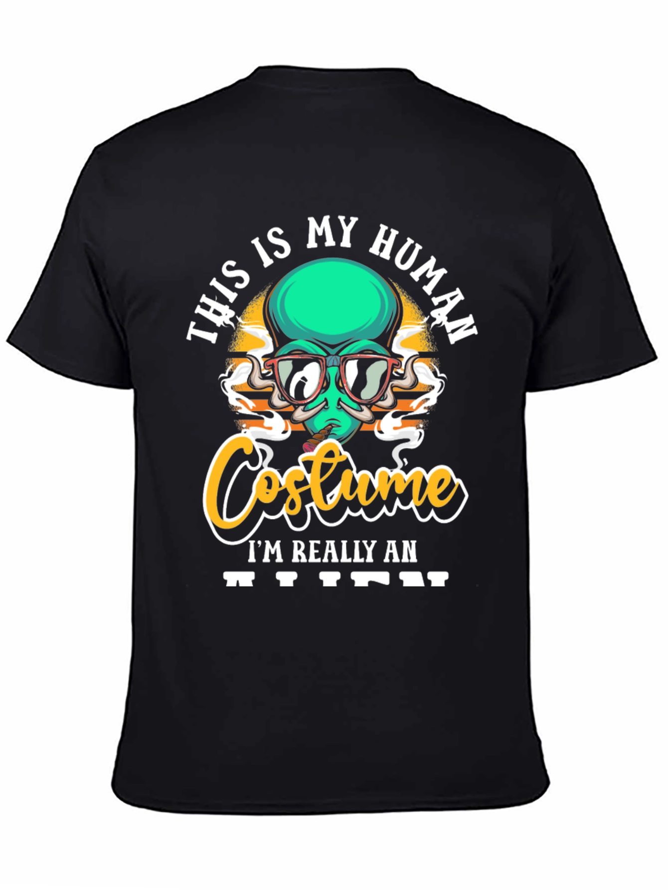 This is My Human Costume Alien Graphic T-Shirt