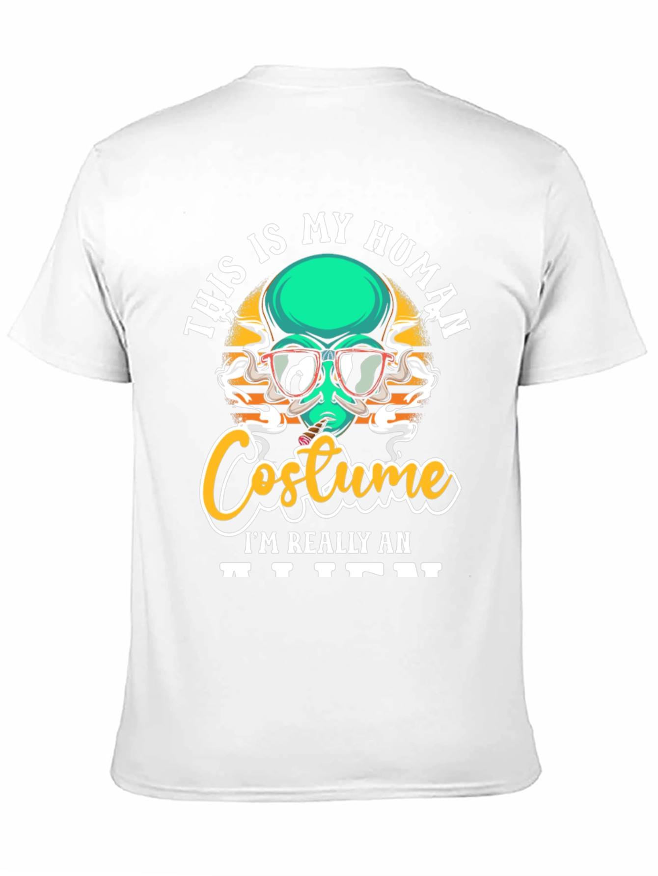This is My Human Costume Alien Graphic T-Shirt