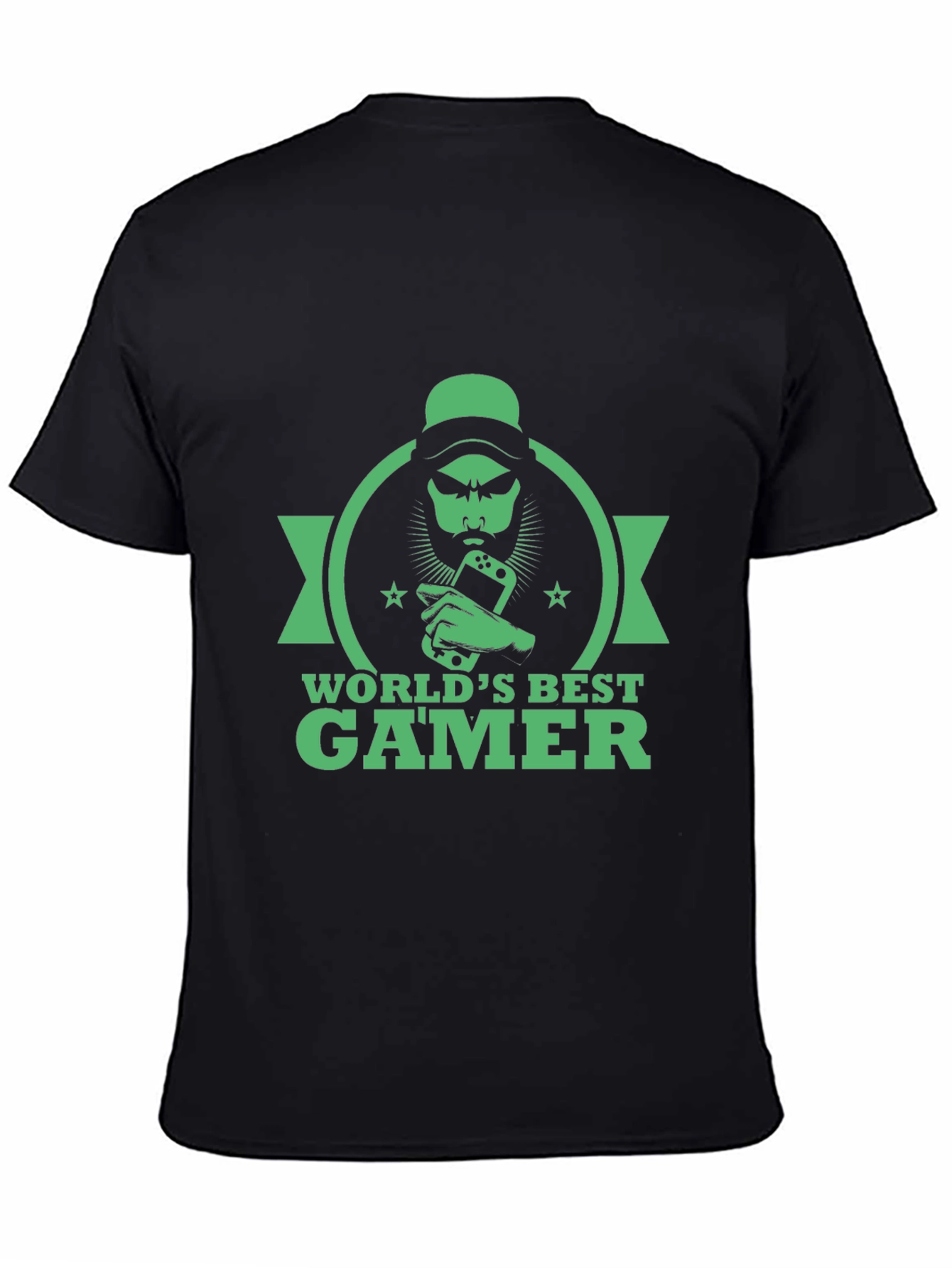 Worlds Best Gamer Black T-Shirt