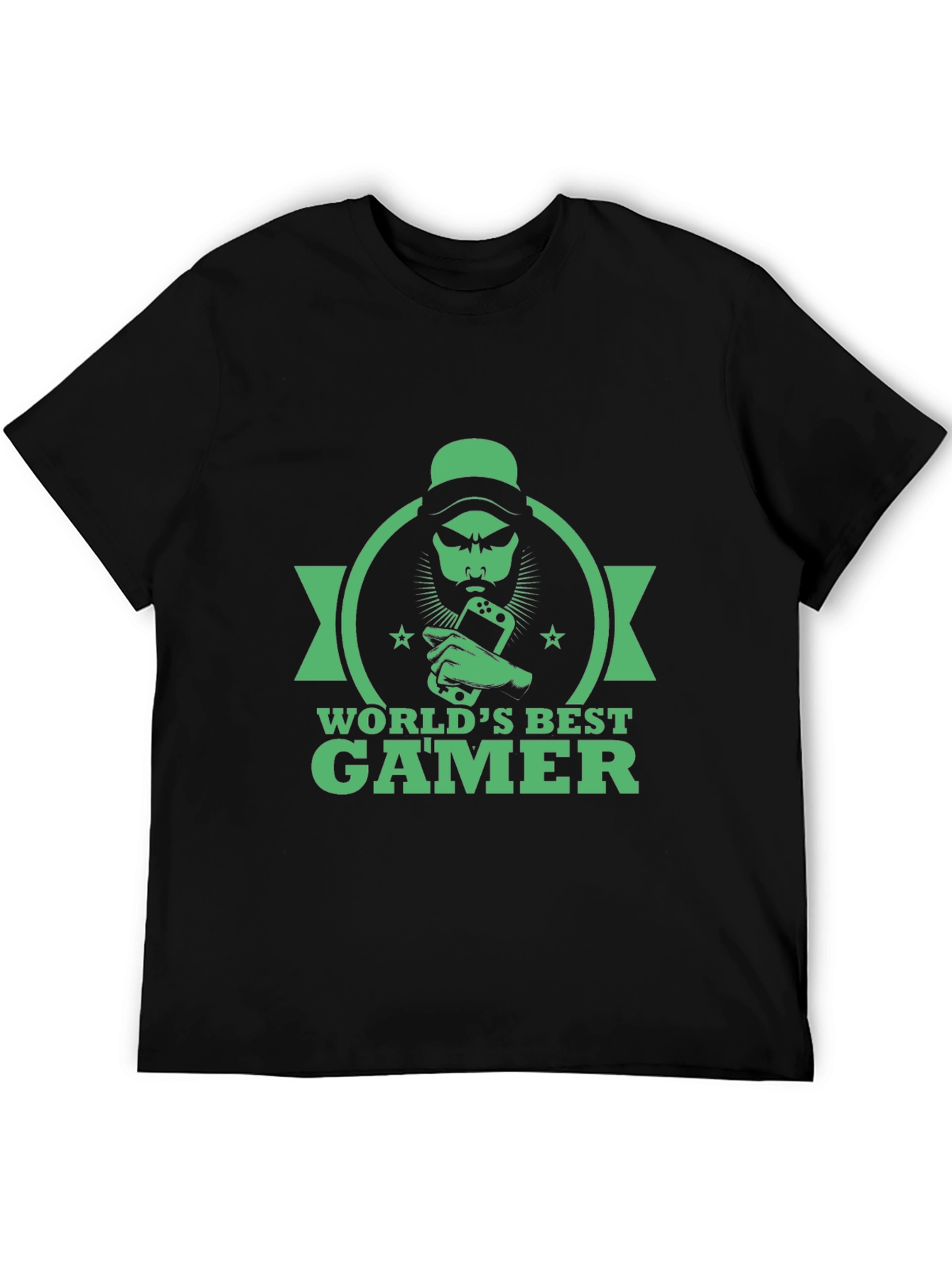 Worlds Best Gamer Black T-Shirt