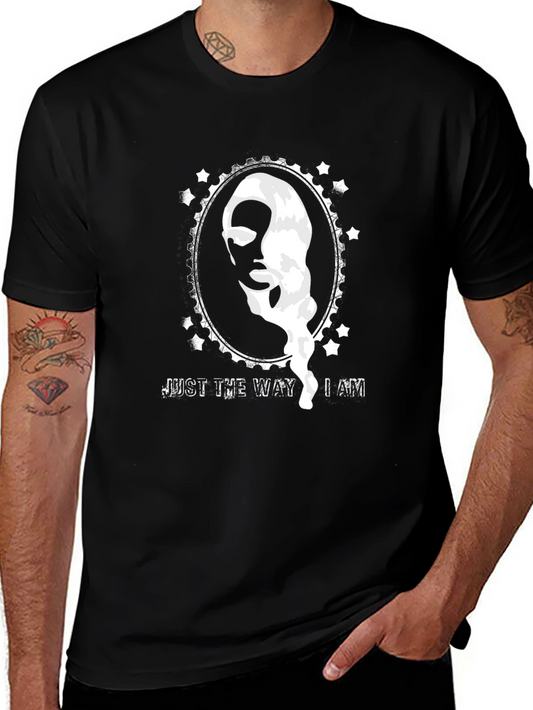 Just The Way I Am Graphic Print T-Shirt