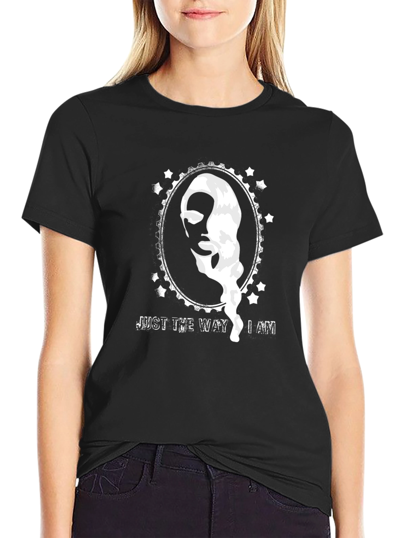 Just The Way I Am Graphic Print T-Shirt