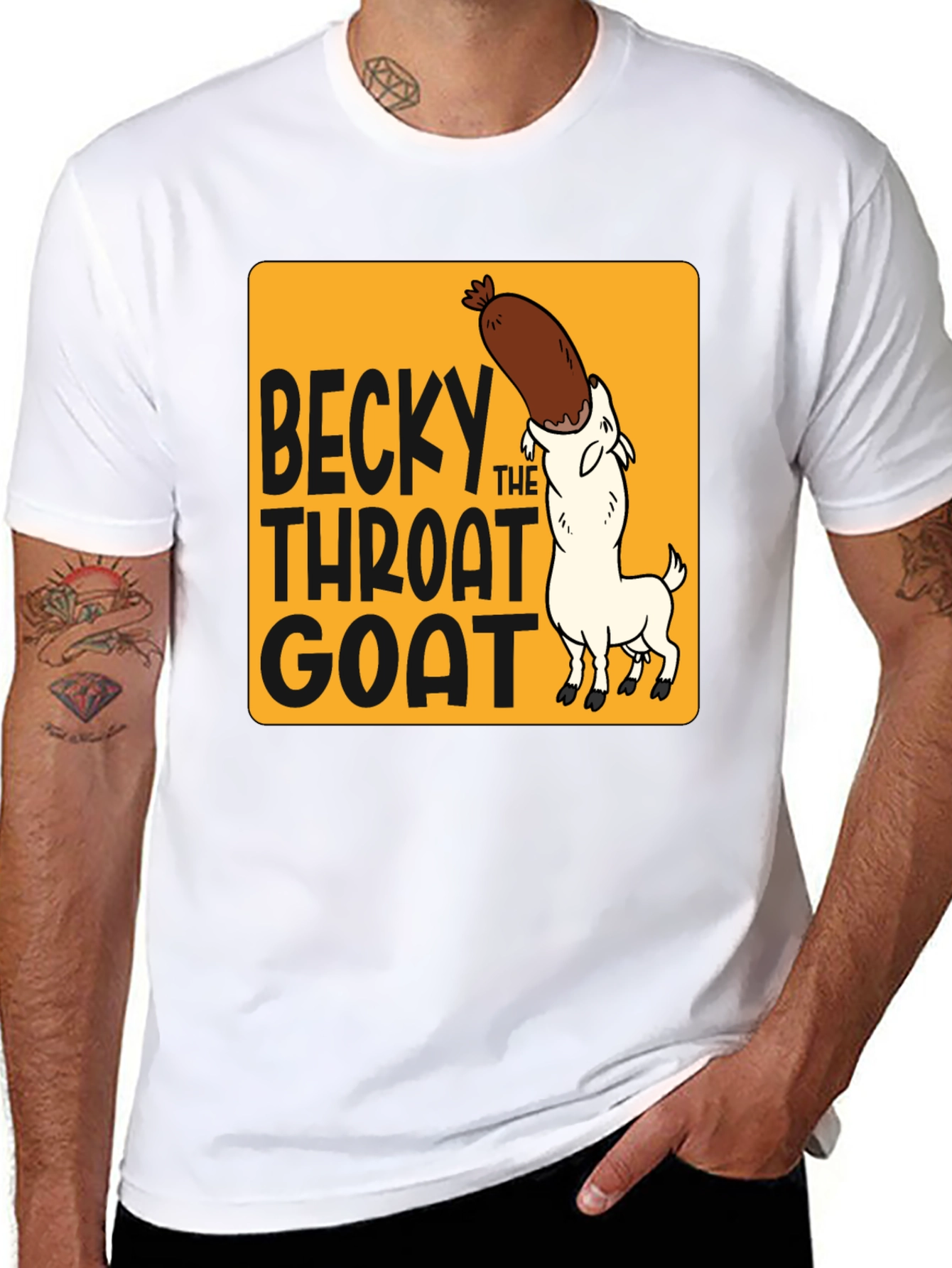 Becky The Throat Goat T-Shirt Funny Humor Tee