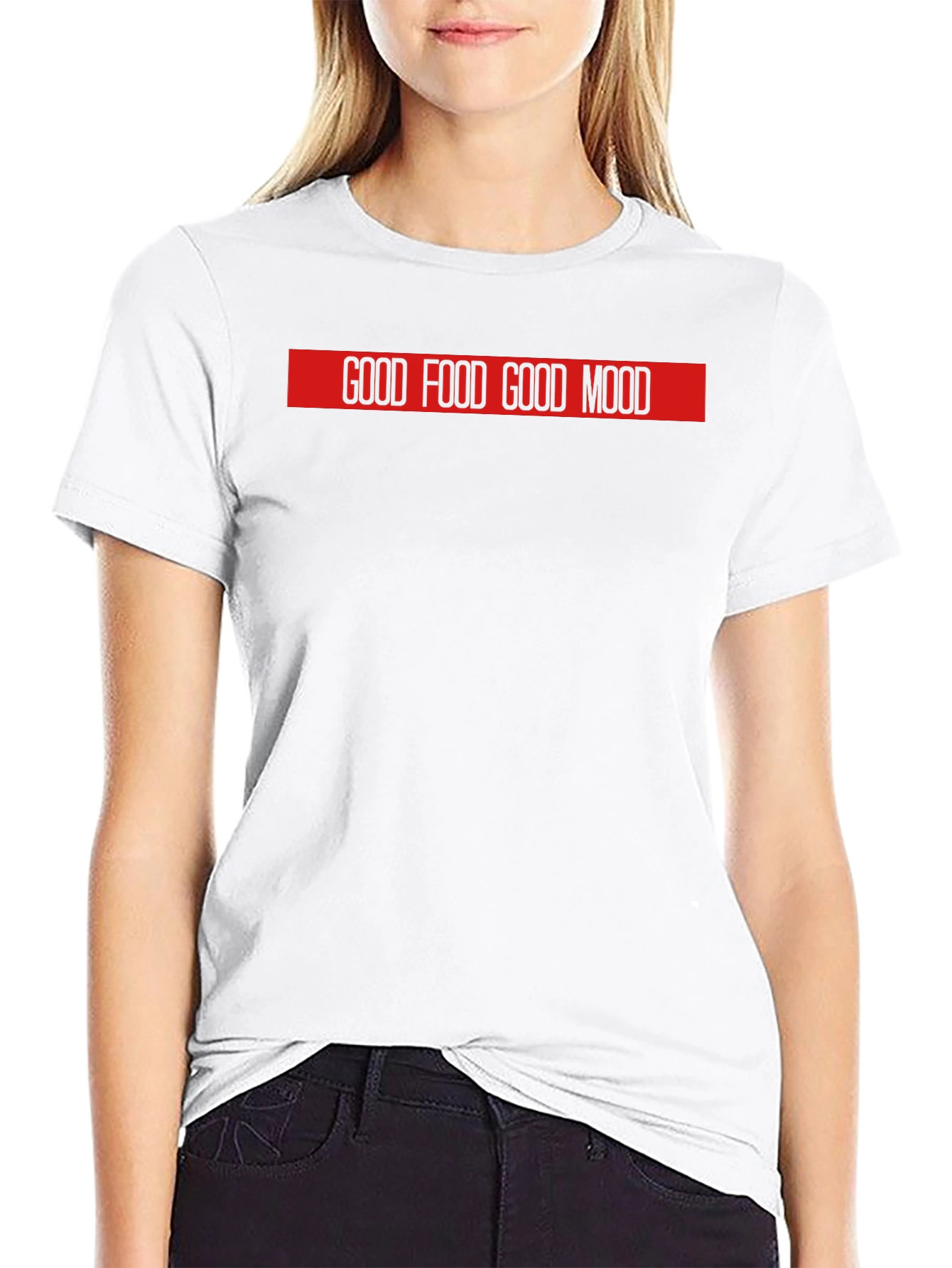 Good Food Good Mood Graphic T-Shirt