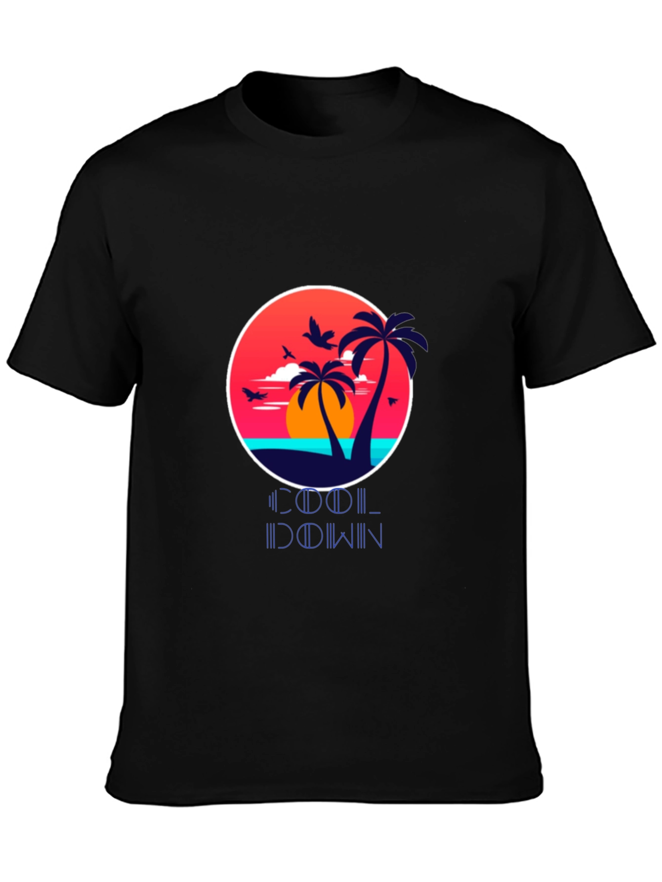 Cool Down Palm Sunset T-Shirt