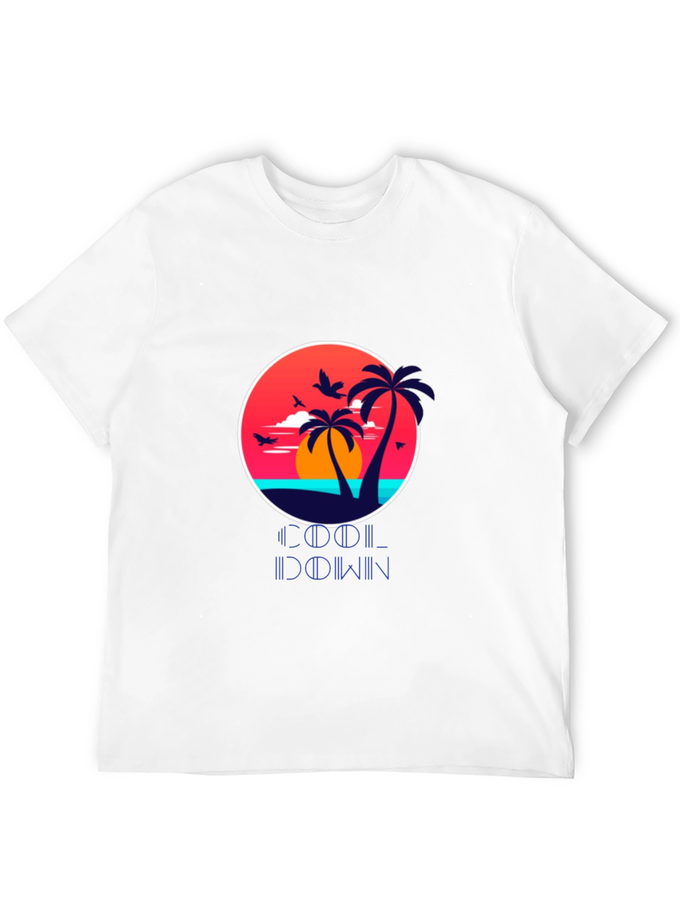 Cool Down Palm Sunset T-Shirt