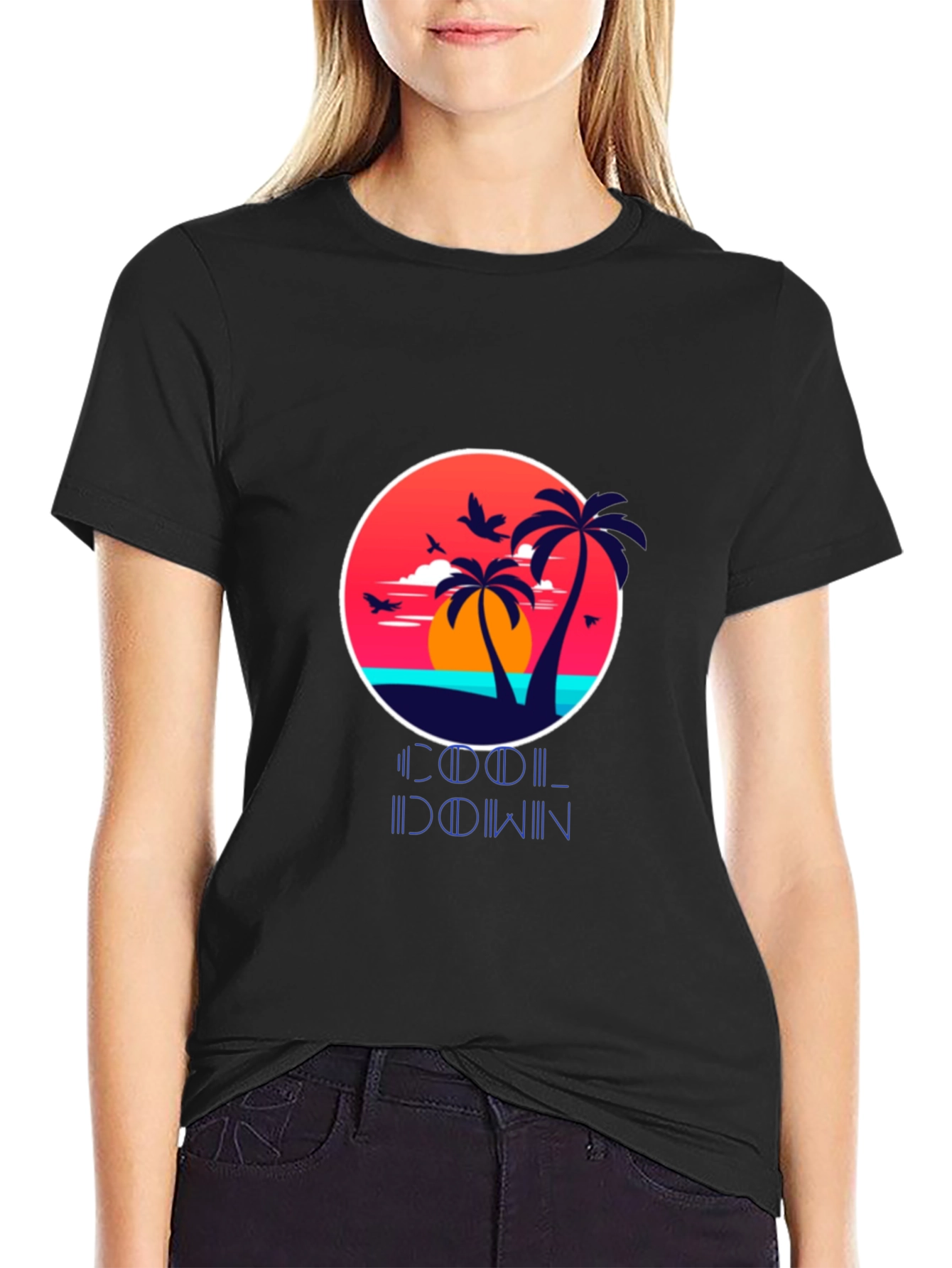 Cool Down Palm Sunset T-Shirt