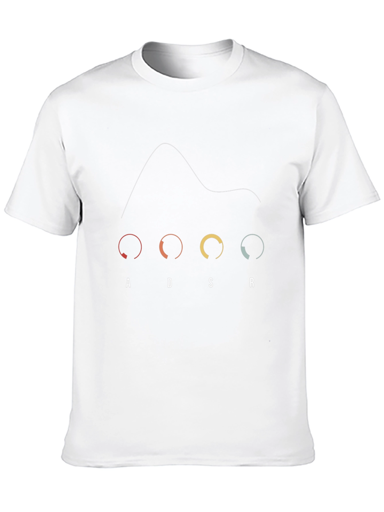 ADSR Synthesizer Black T-Shirt