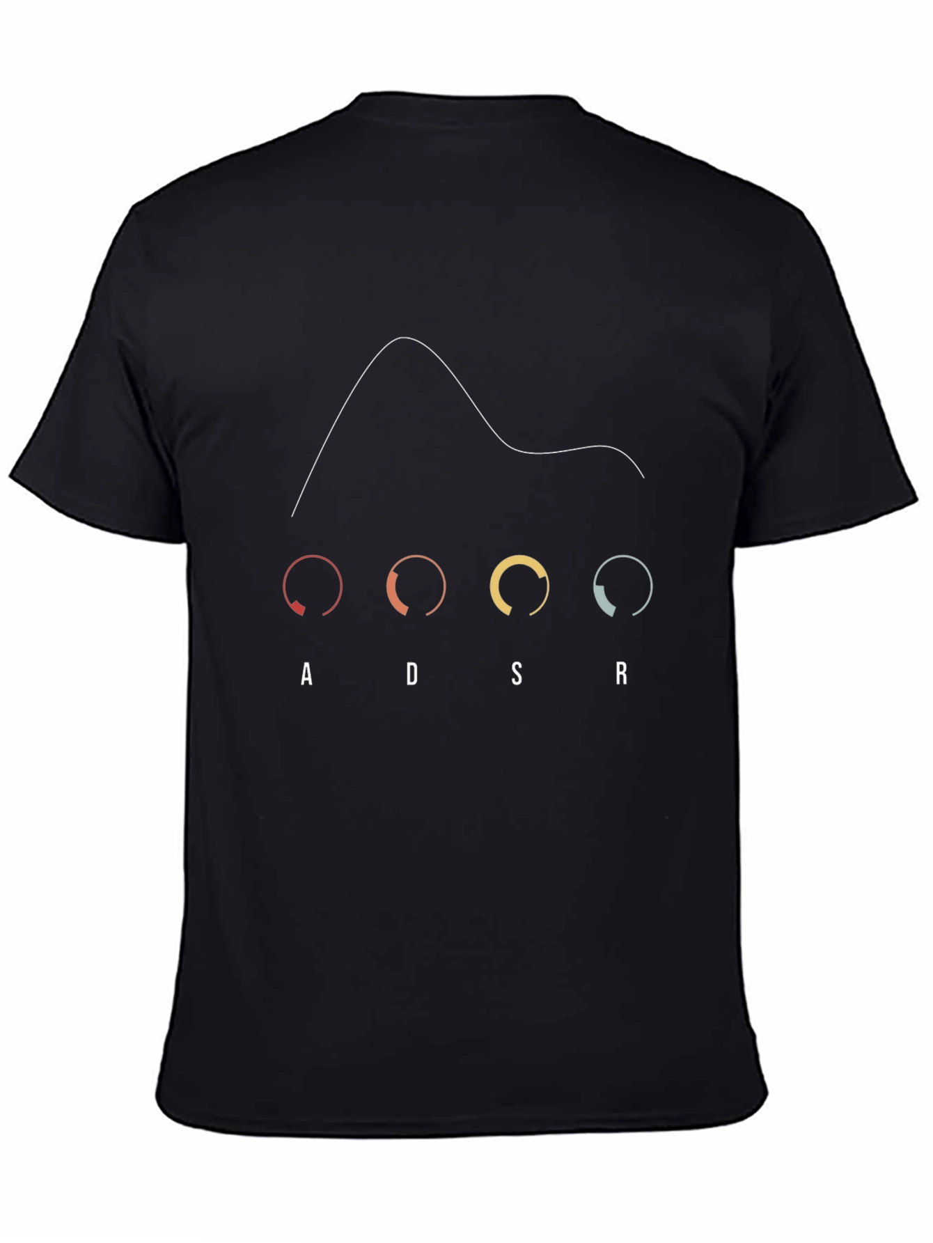 ADSR Synthesizer Black T-Shirt