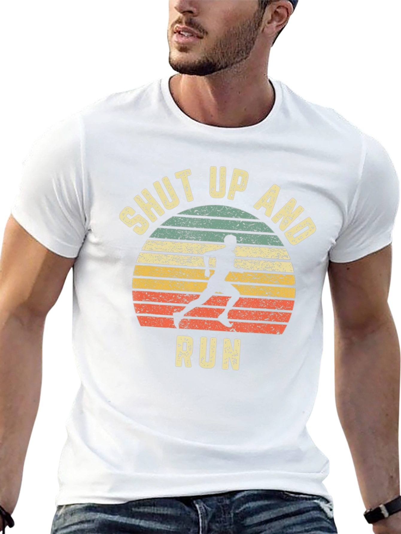 Shut Up and Run T-Shirt - Athletic Graphic Tee
