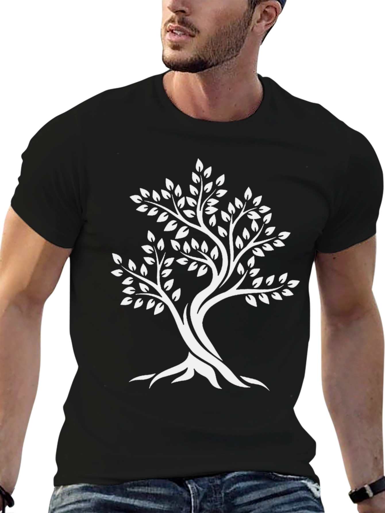 Black Tree of Life Graphic T-Shirt