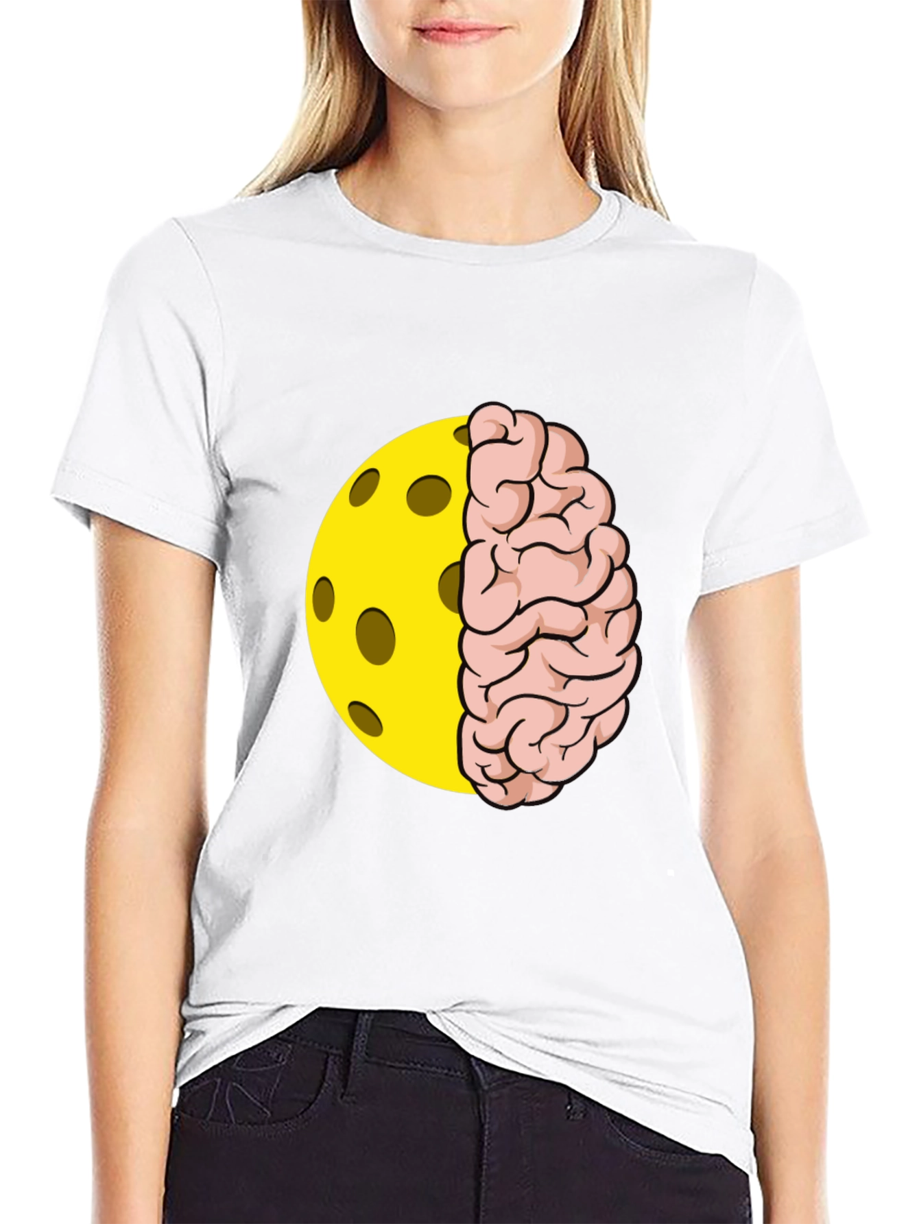 Pickleball Brain T-Shirt - Smart Sport Style