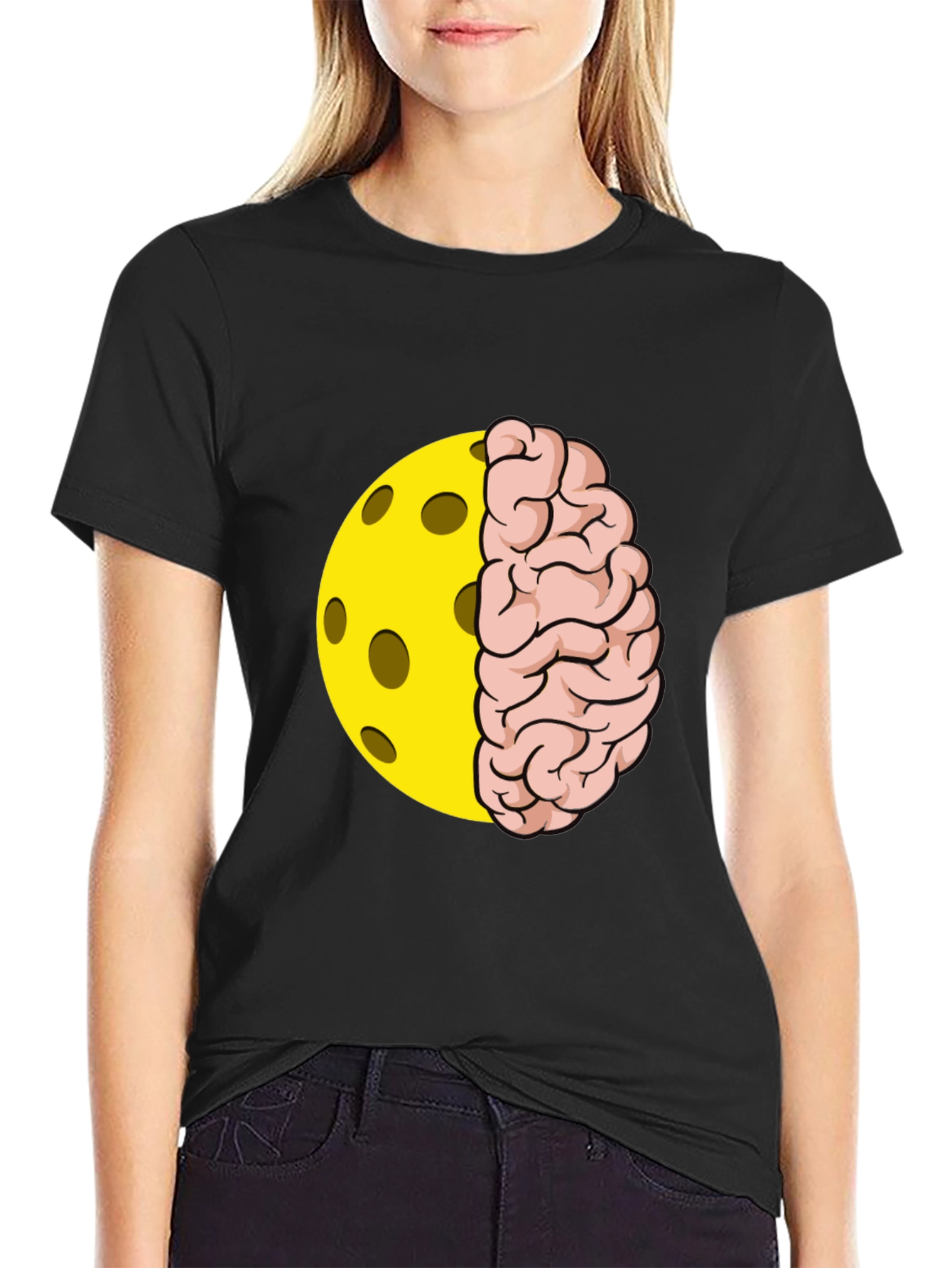 Pickleball Brain T-Shirt - Smart Sport Style