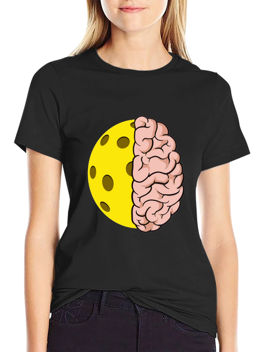 Pickleball Brain T-Shirt - Smart Sport Style