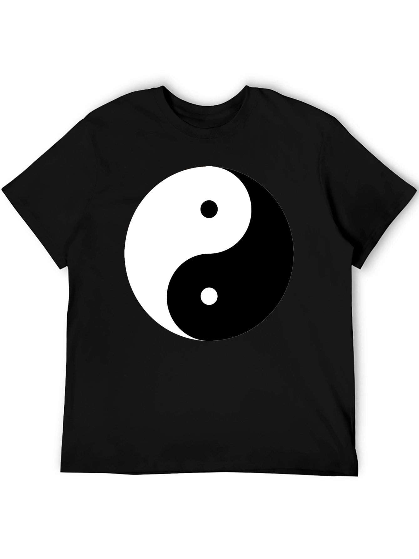 Yin Yang Balance Black T-Shirt