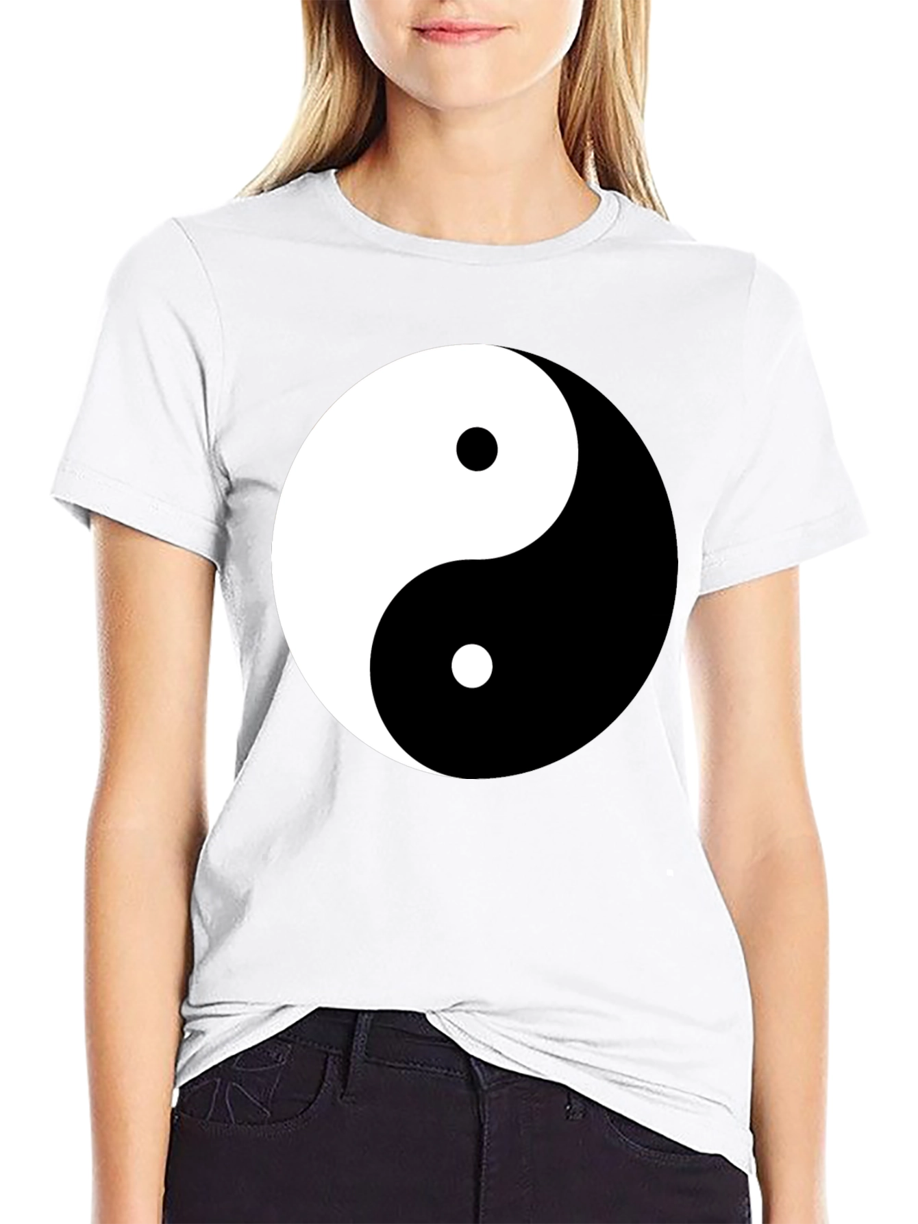 Yin Yang Balance Black T-Shirt
