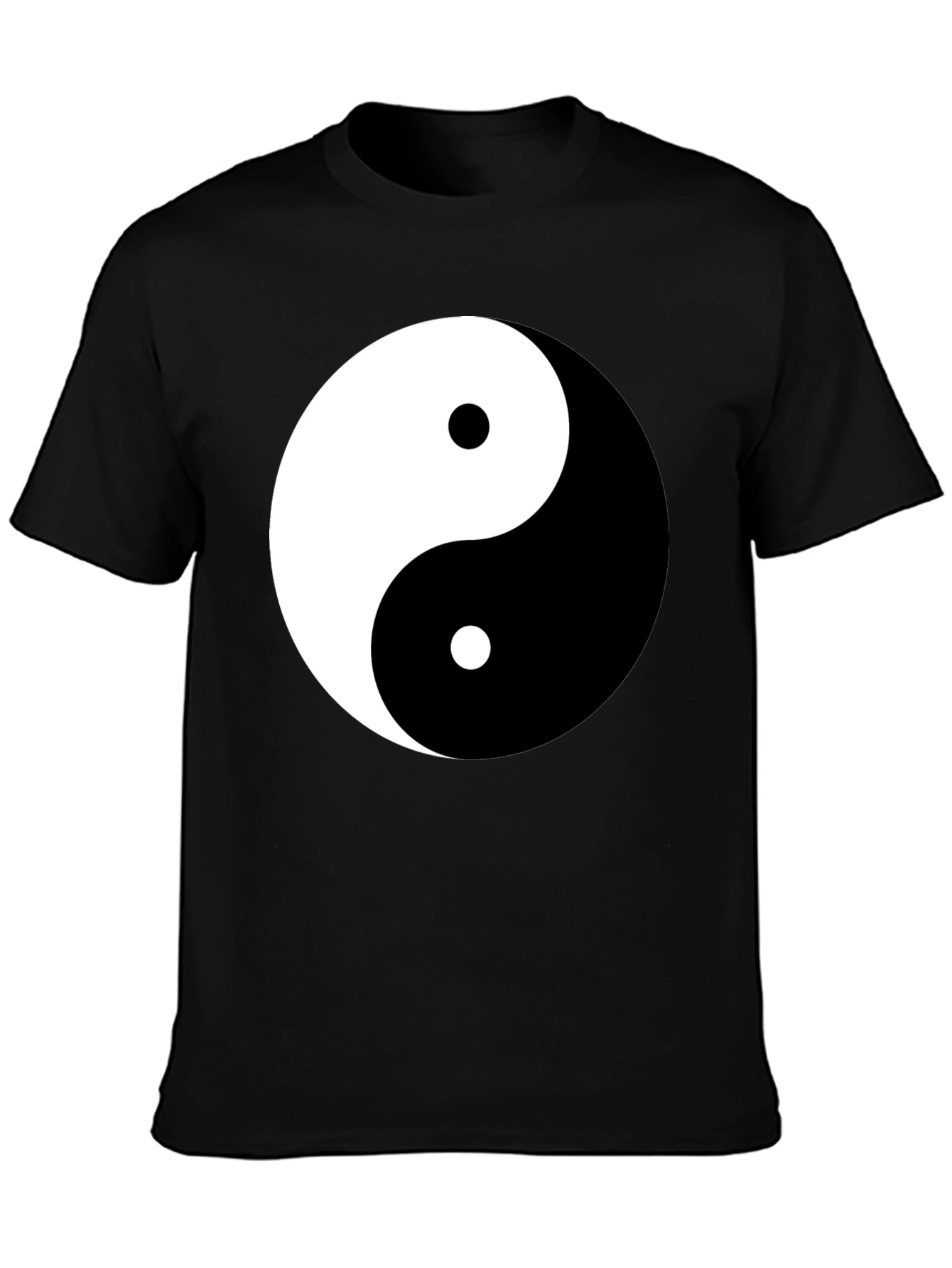 Yin Yang Balance Black T-Shirt