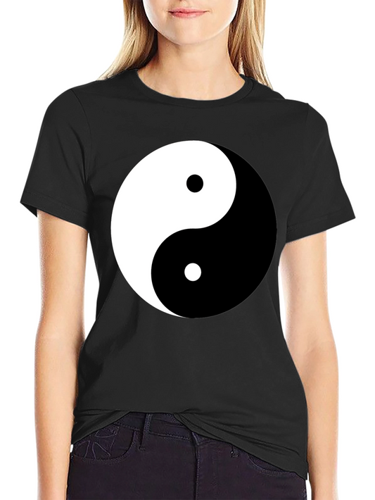 Yin Yang Balance Black T-Shirt
