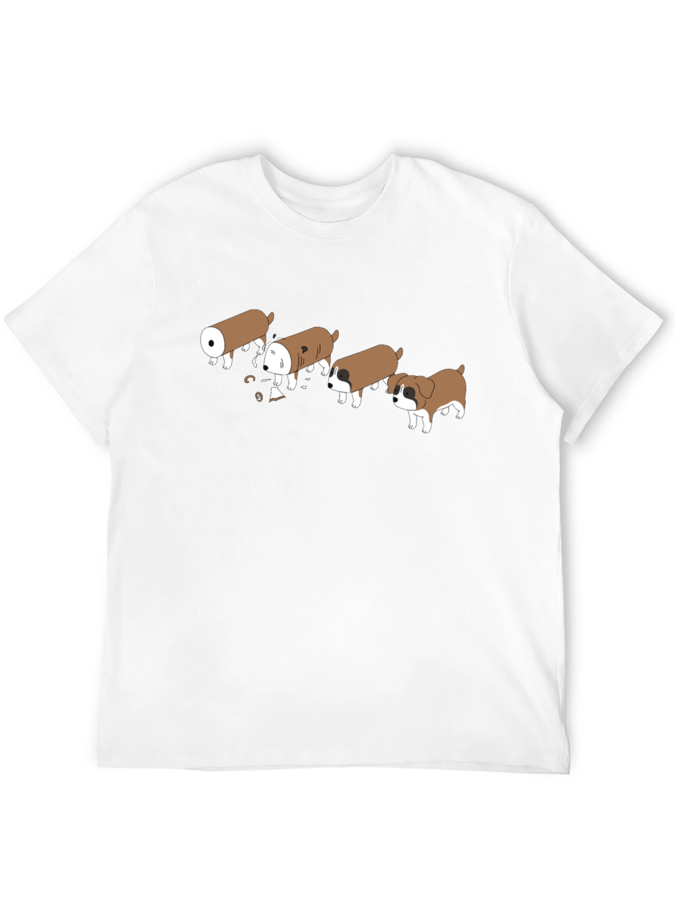 Cannoli Dog T-Shirt Funny Italian Pastry Pun