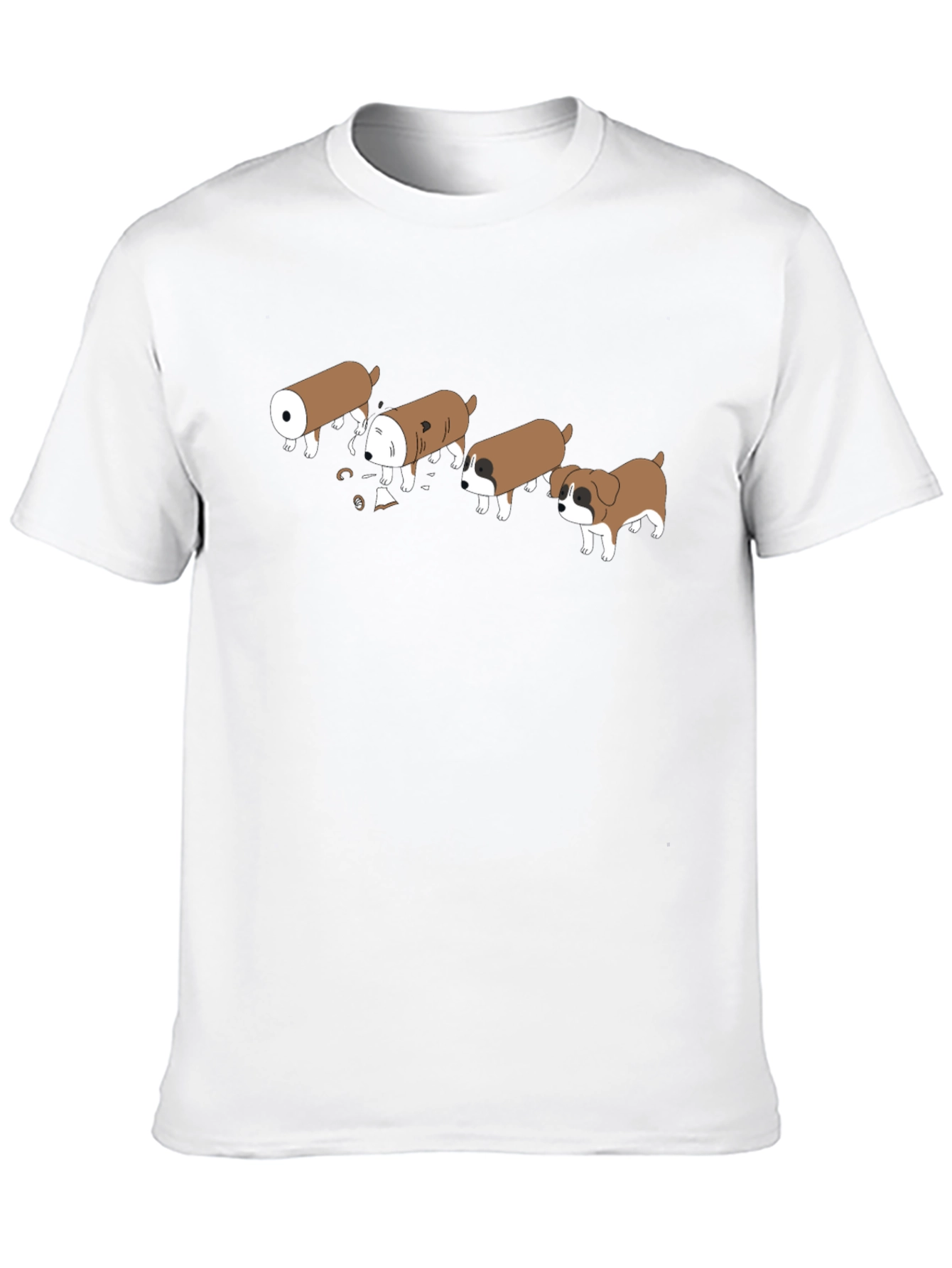 Cannoli Dog T-Shirt Funny Italian Pastry Pun
