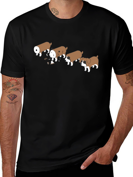 Cannoli Dog T-Shirt Funny Italian Pastry Pun