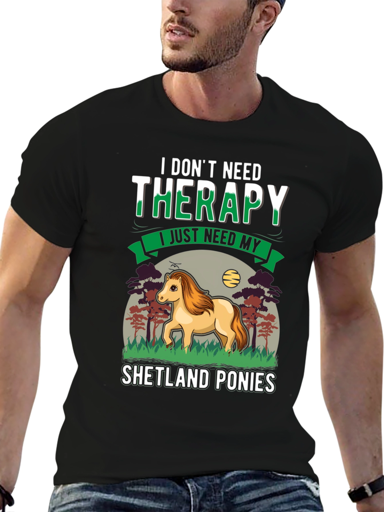 Shetland Ponies Therapy T-Shirt