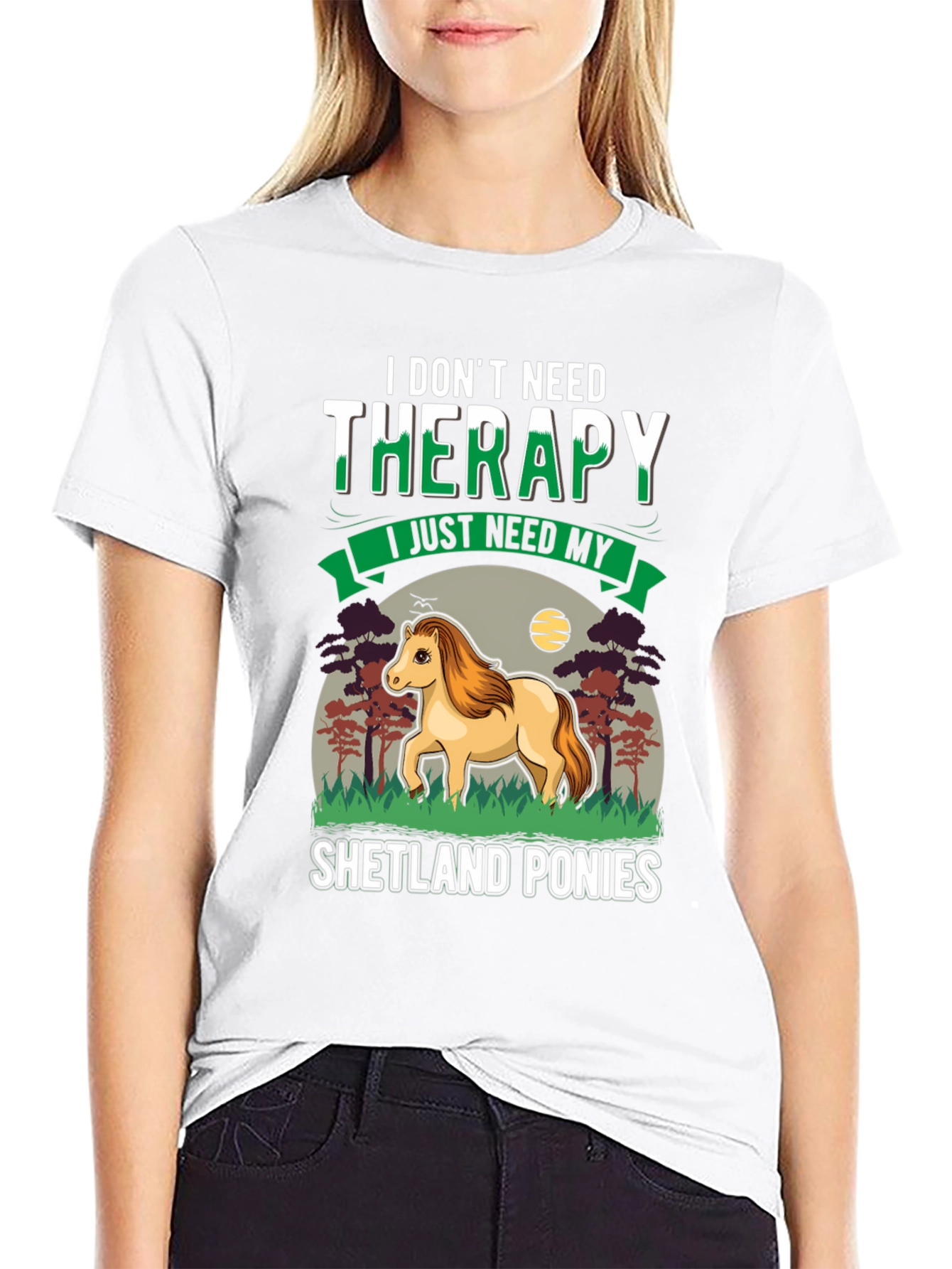 Shetland Ponies Therapy T-Shirt