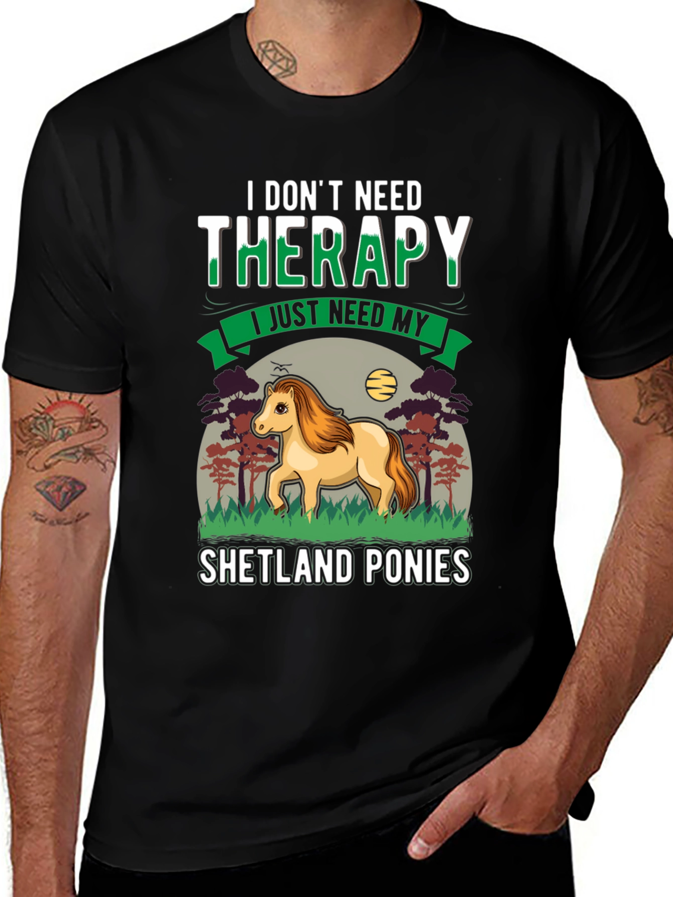 Shetland Ponies Therapy T-Shirt