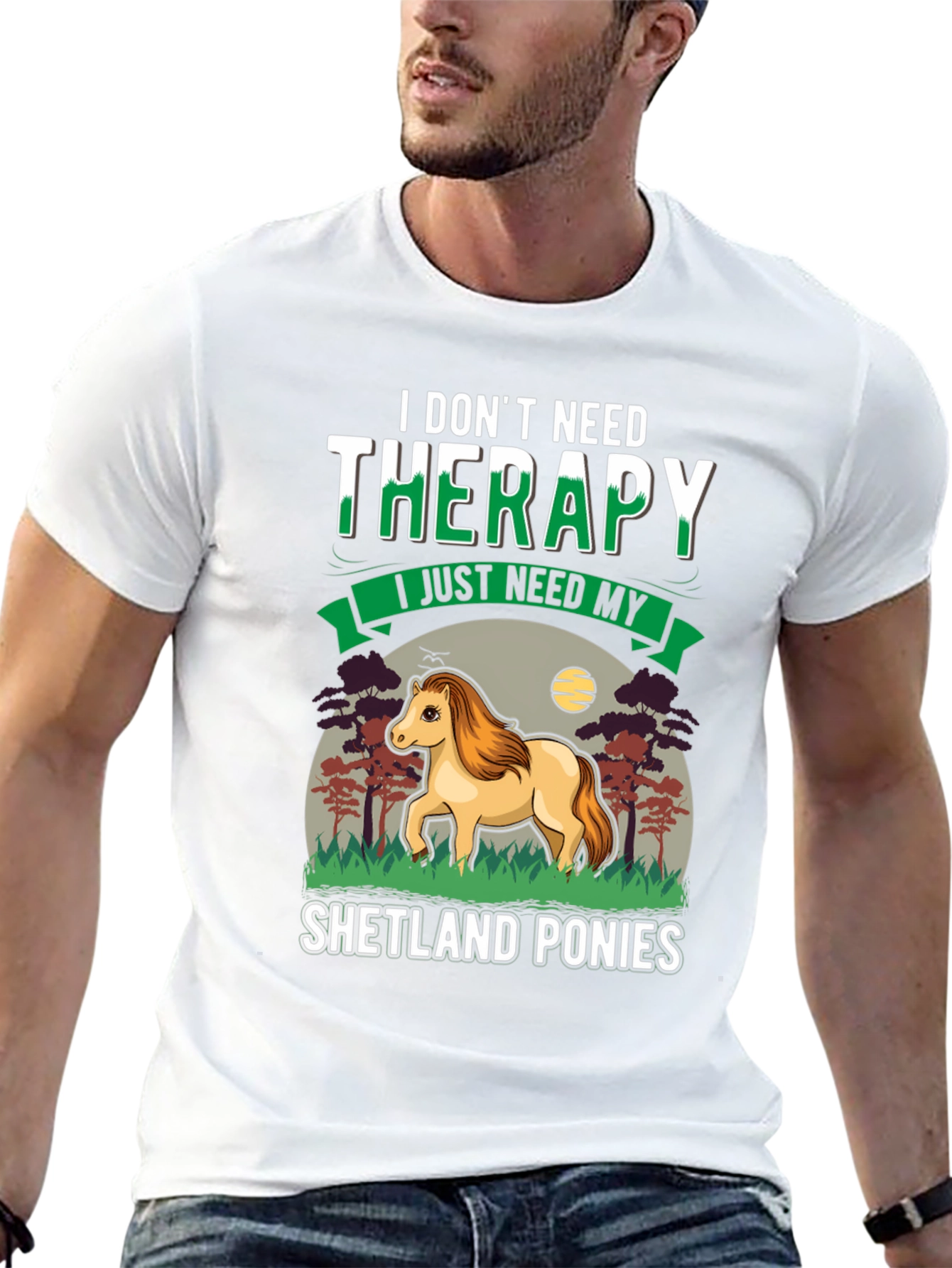 Shetland Ponies Therapy T-Shirt