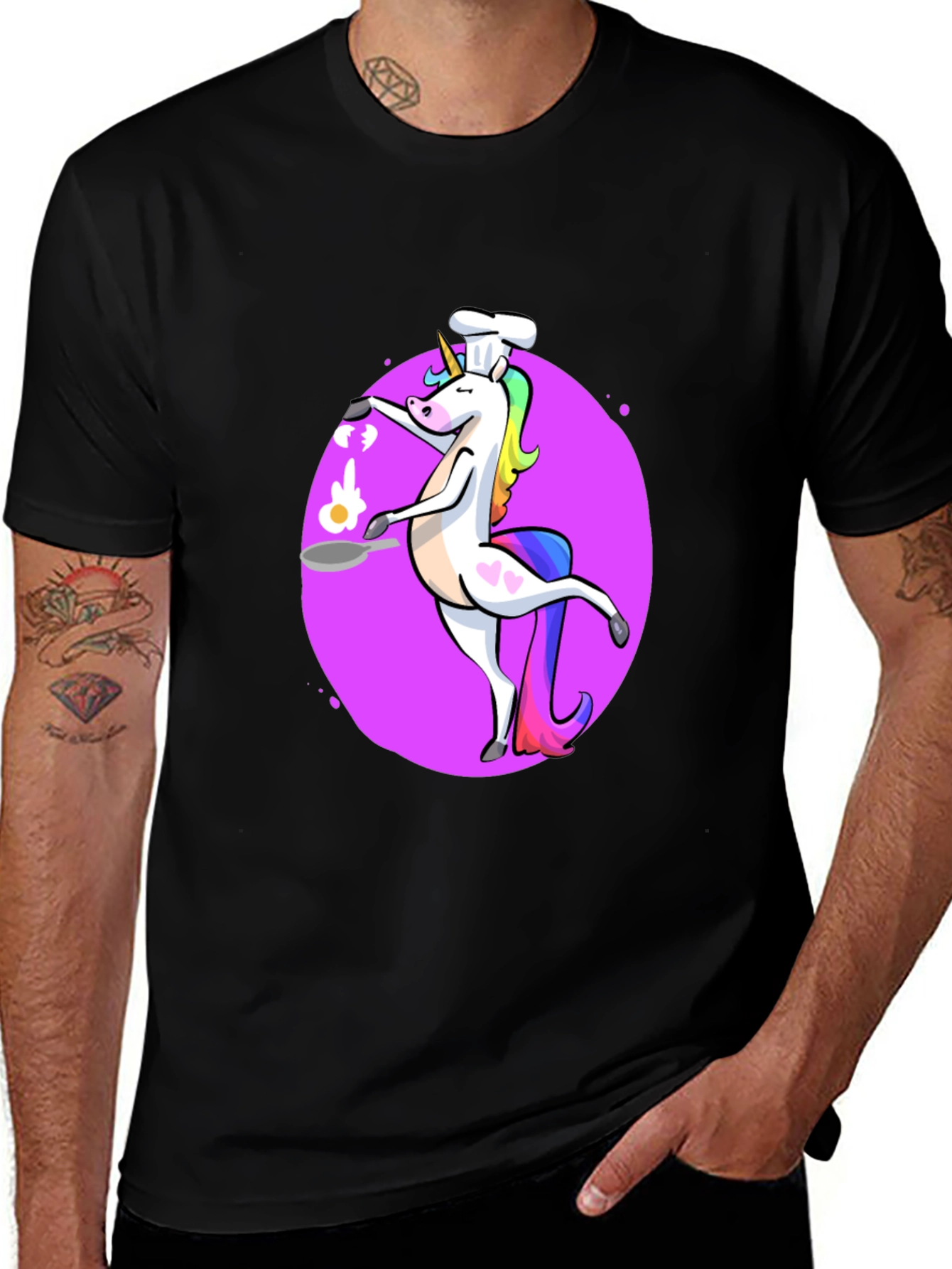 Unicorn Chef T-Shirt: Cooking with Magic!
