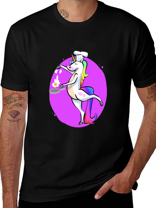 Unicorn Chef T-Shirt: Cooking with Magic!