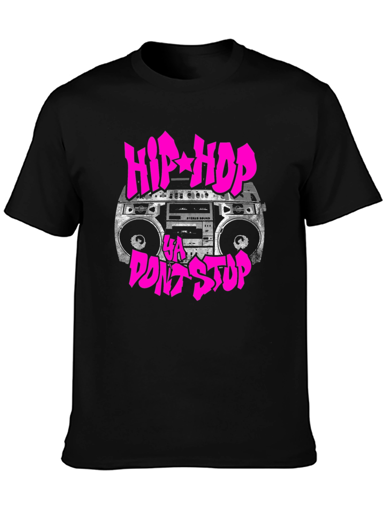 Hip Hop Ya Dont Stop Graphic T-Shirt