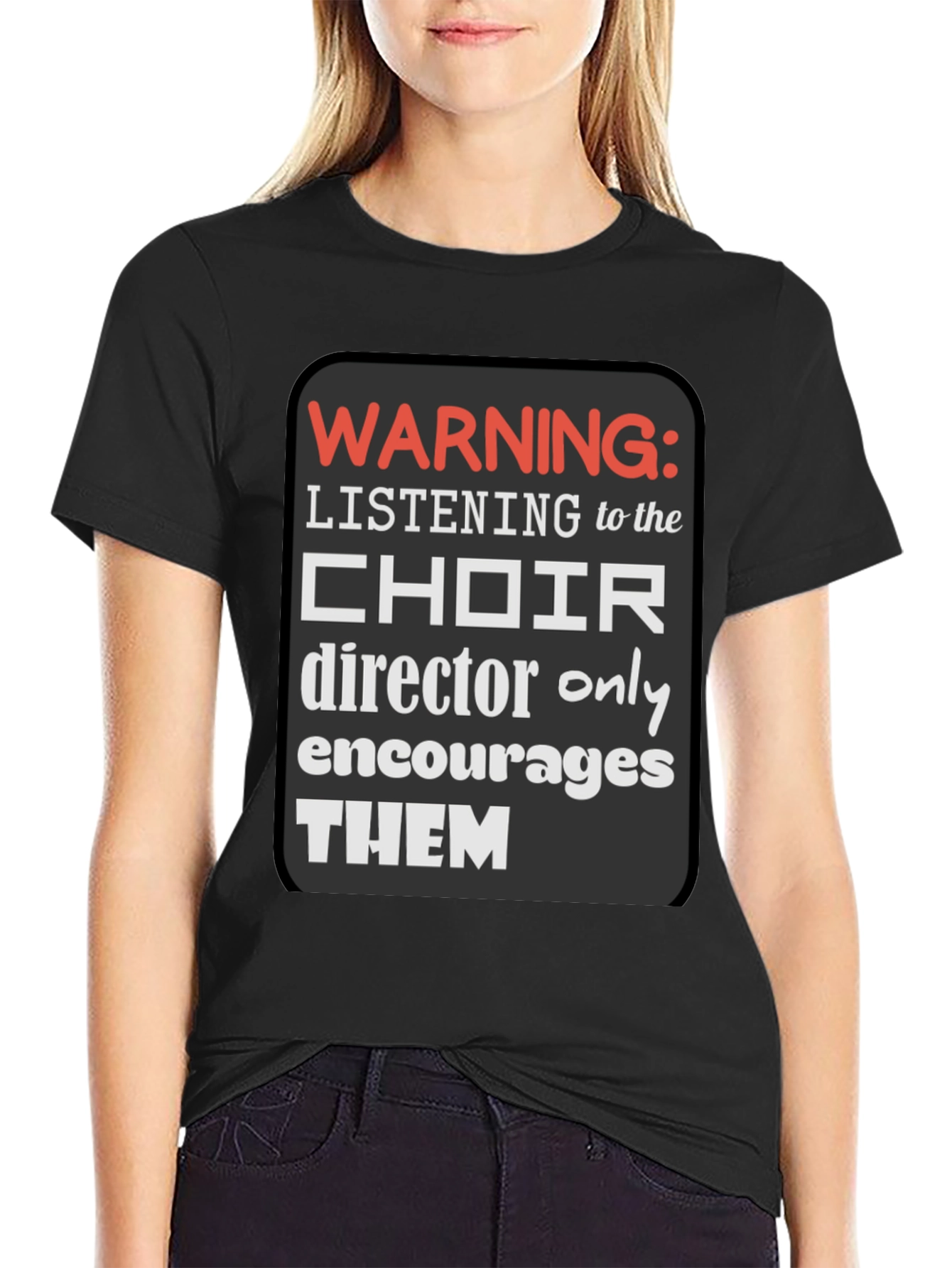 Choir Director Warning Graphic Tee