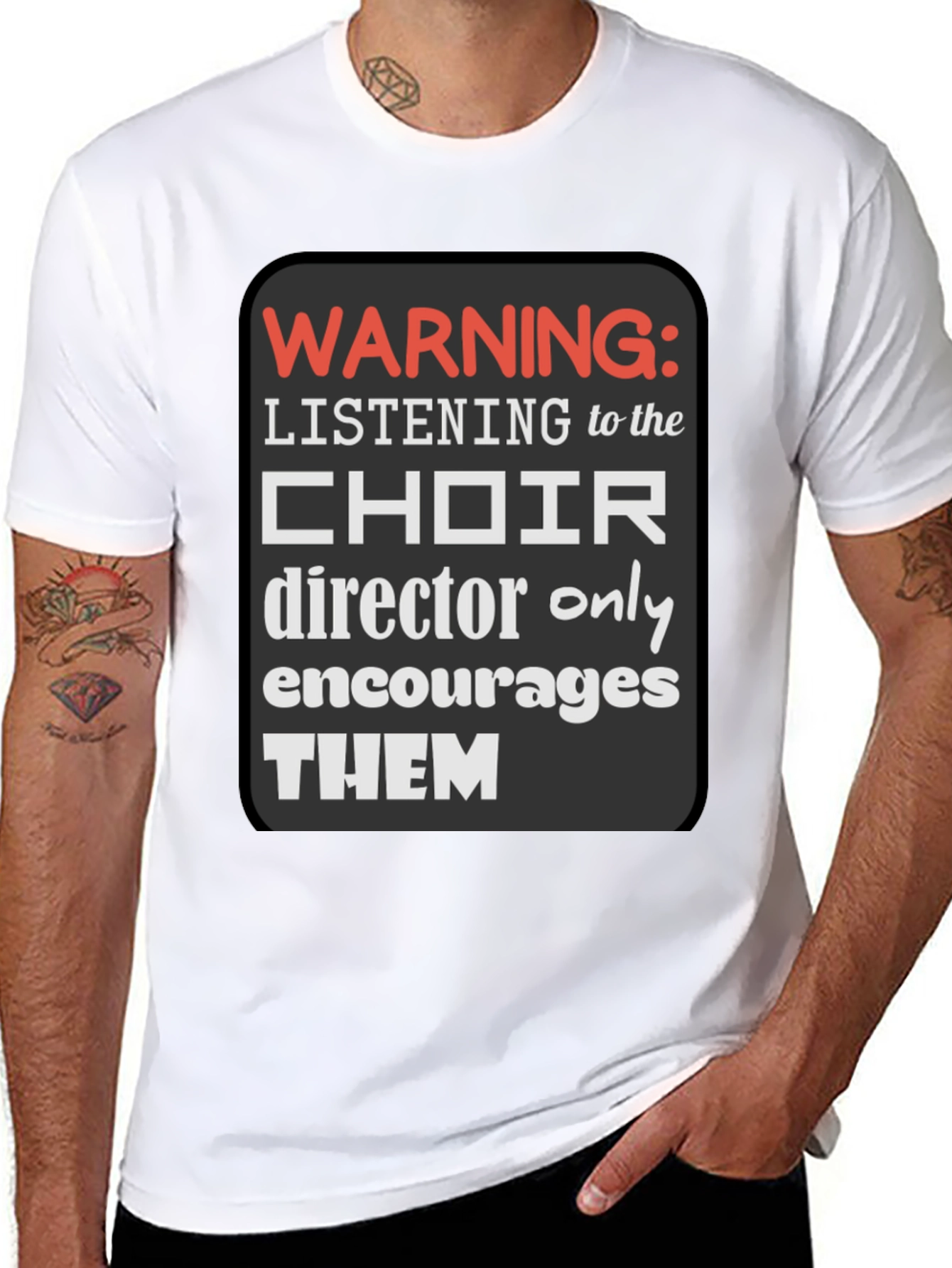 Choir Director Warning Graphic Tee