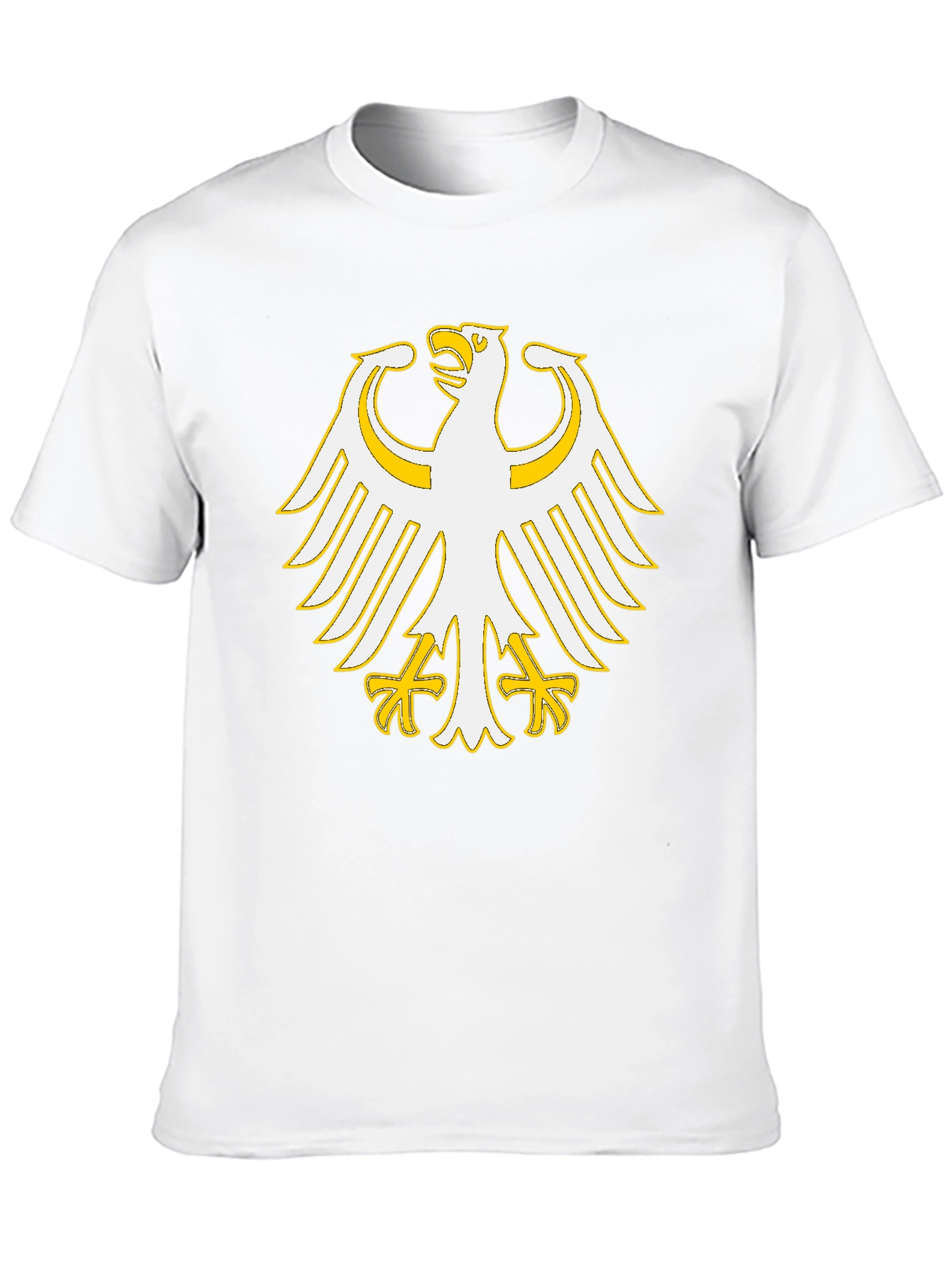 Black T-Shirt with Eagle Graphic Print