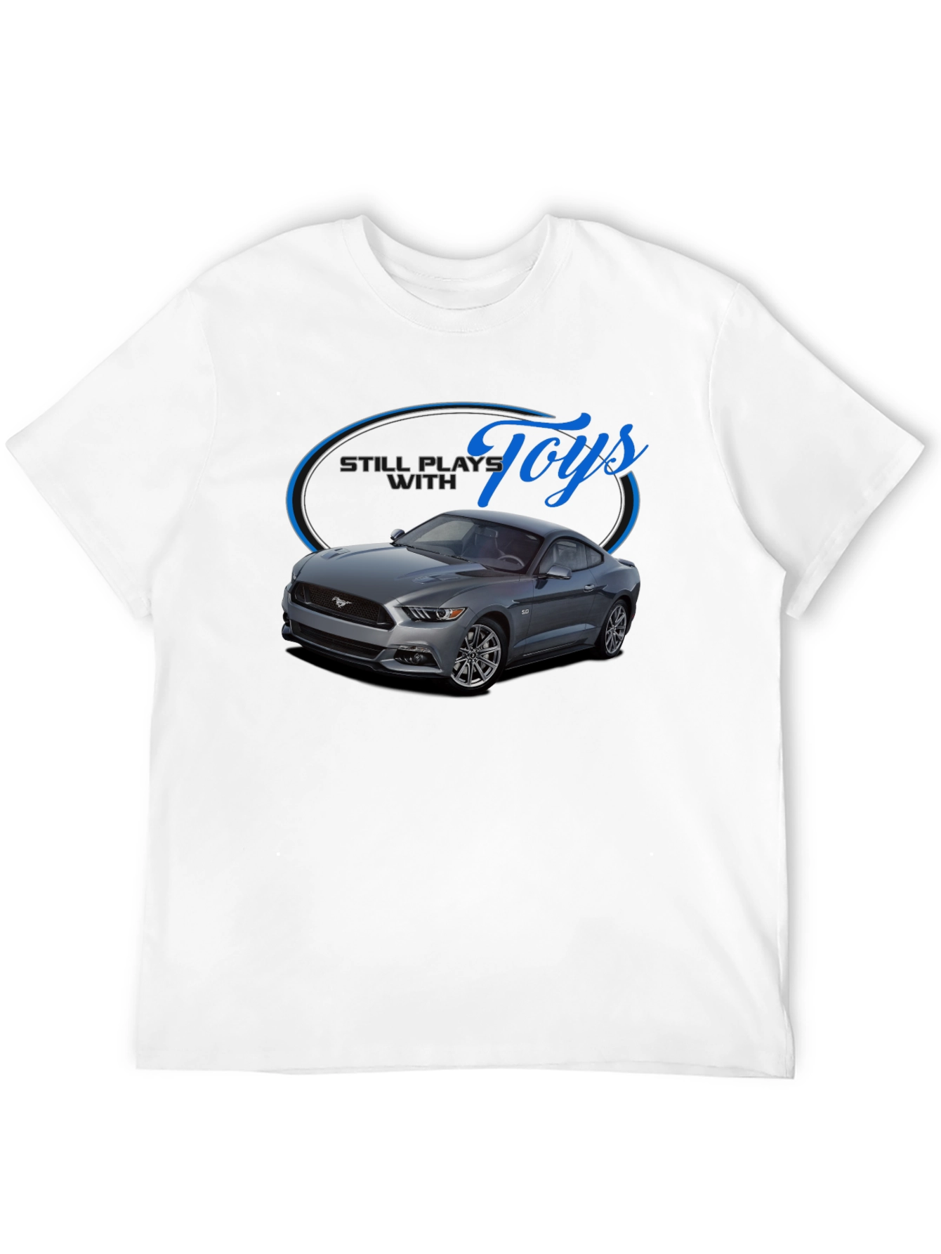 Still Plays With Toys Car Graphic Mens T-Shirt