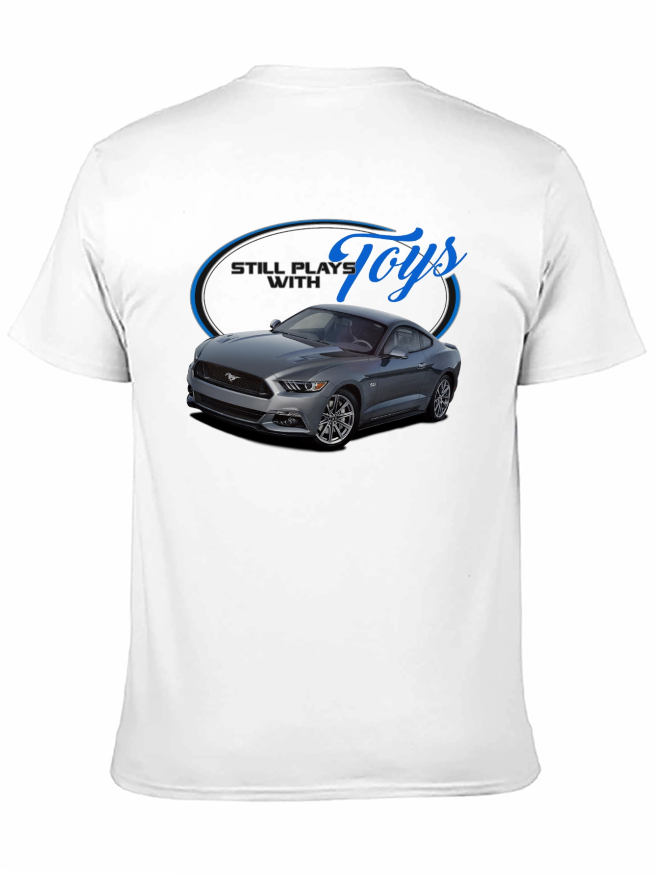 Still Plays With Toys Car Graphic Mens T-Shirt