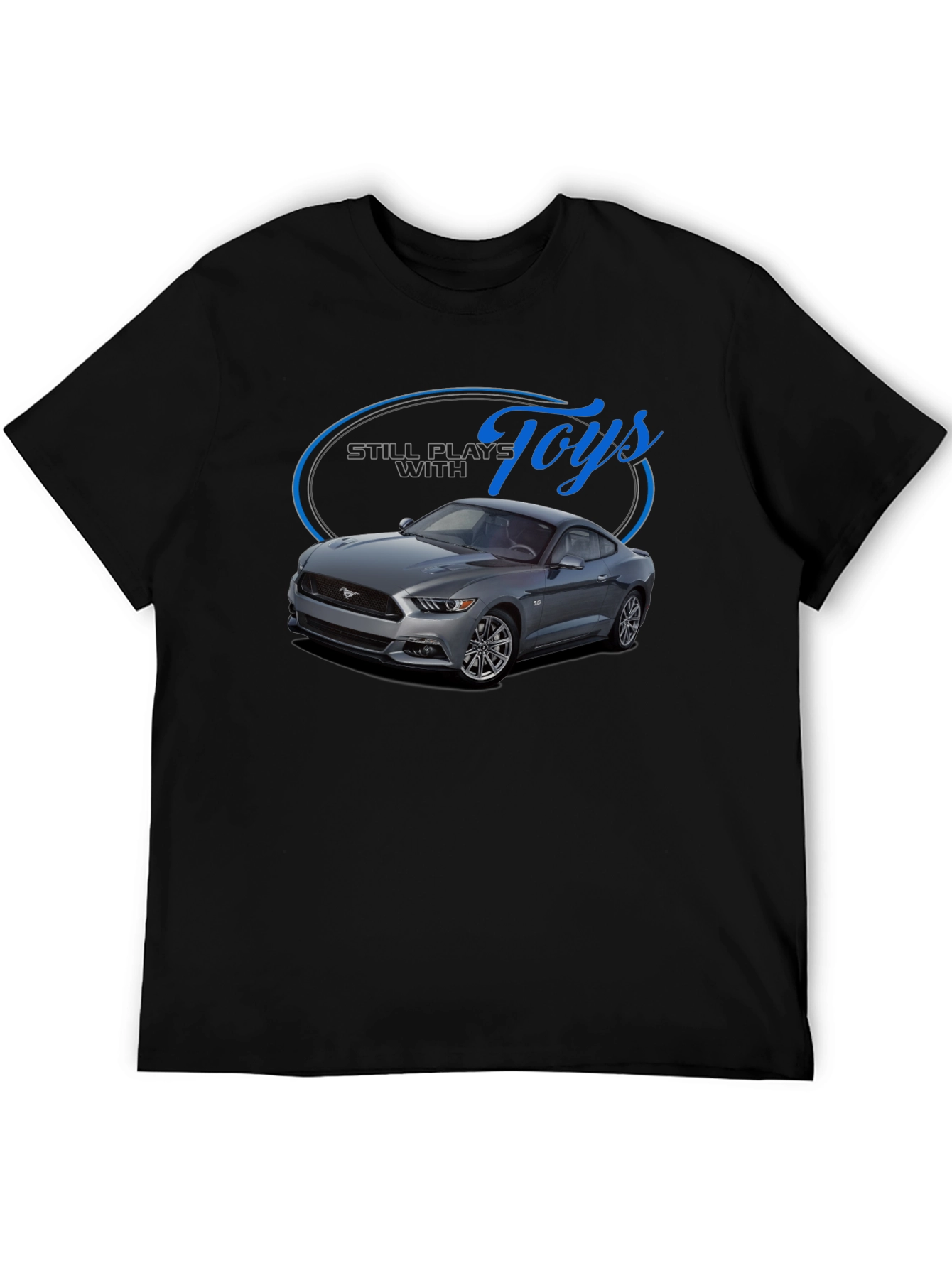 Still Plays With Toys Car Graphic Mens T-Shirt