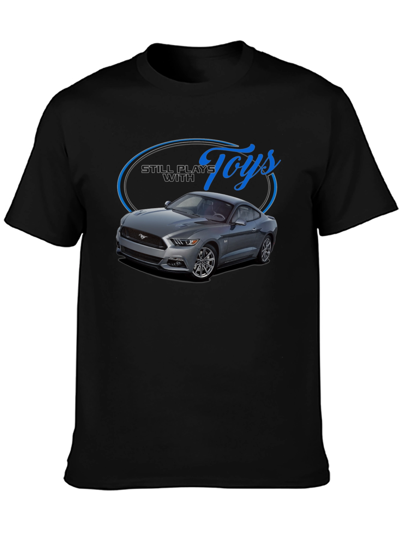 Still Plays With Toys Car Graphic Mens T-Shirt
