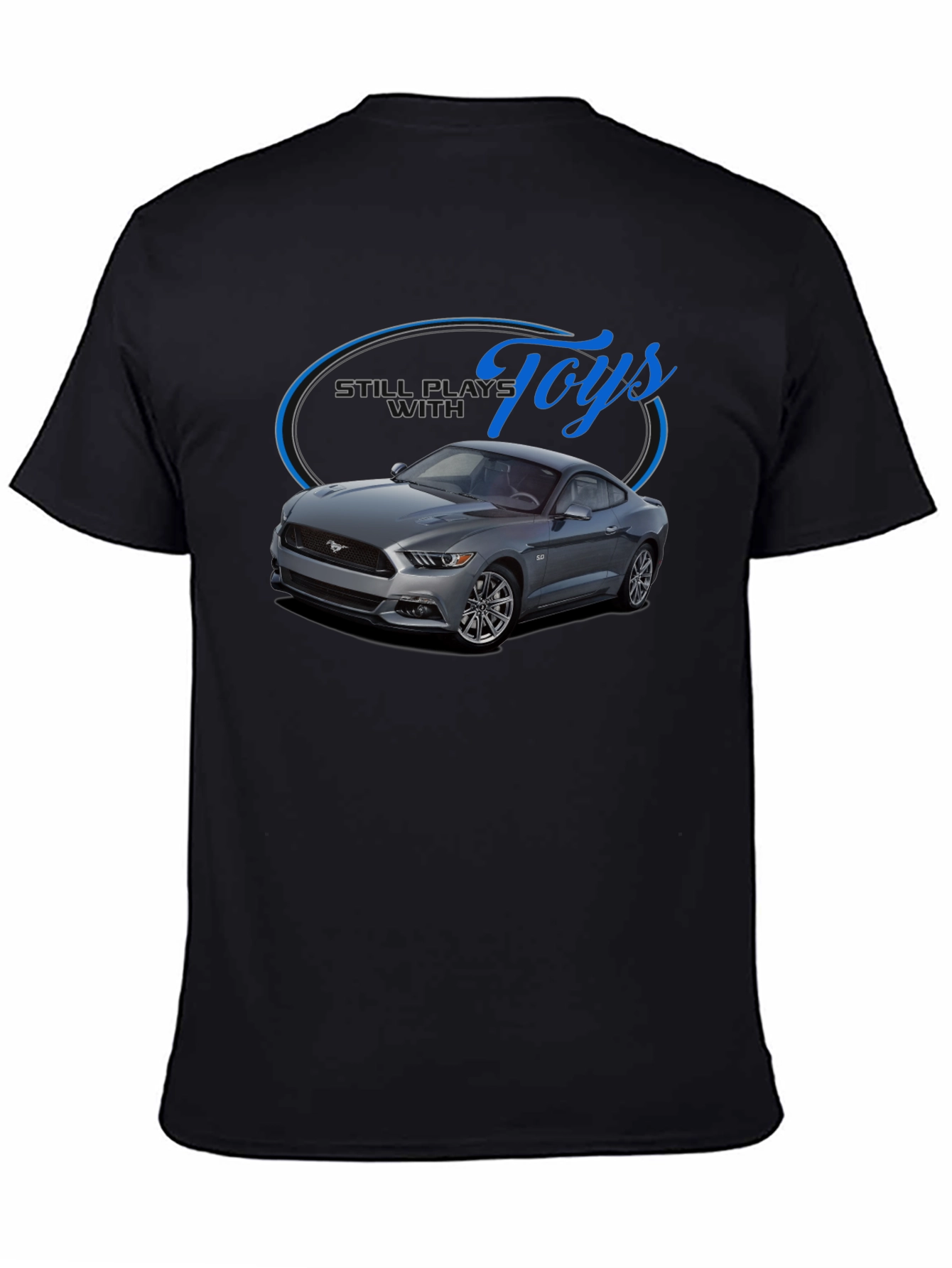Still Plays With Toys Car Graphic Mens T-Shirt