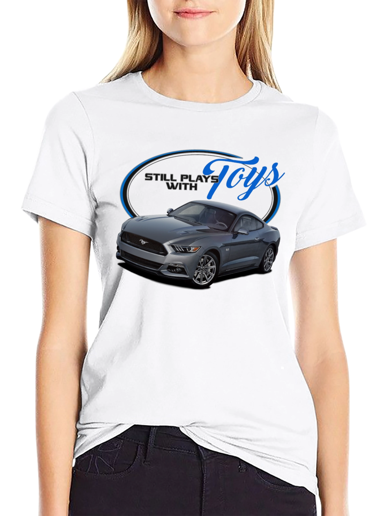 Still Plays With Toys Car Graphic Mens T-Shirt