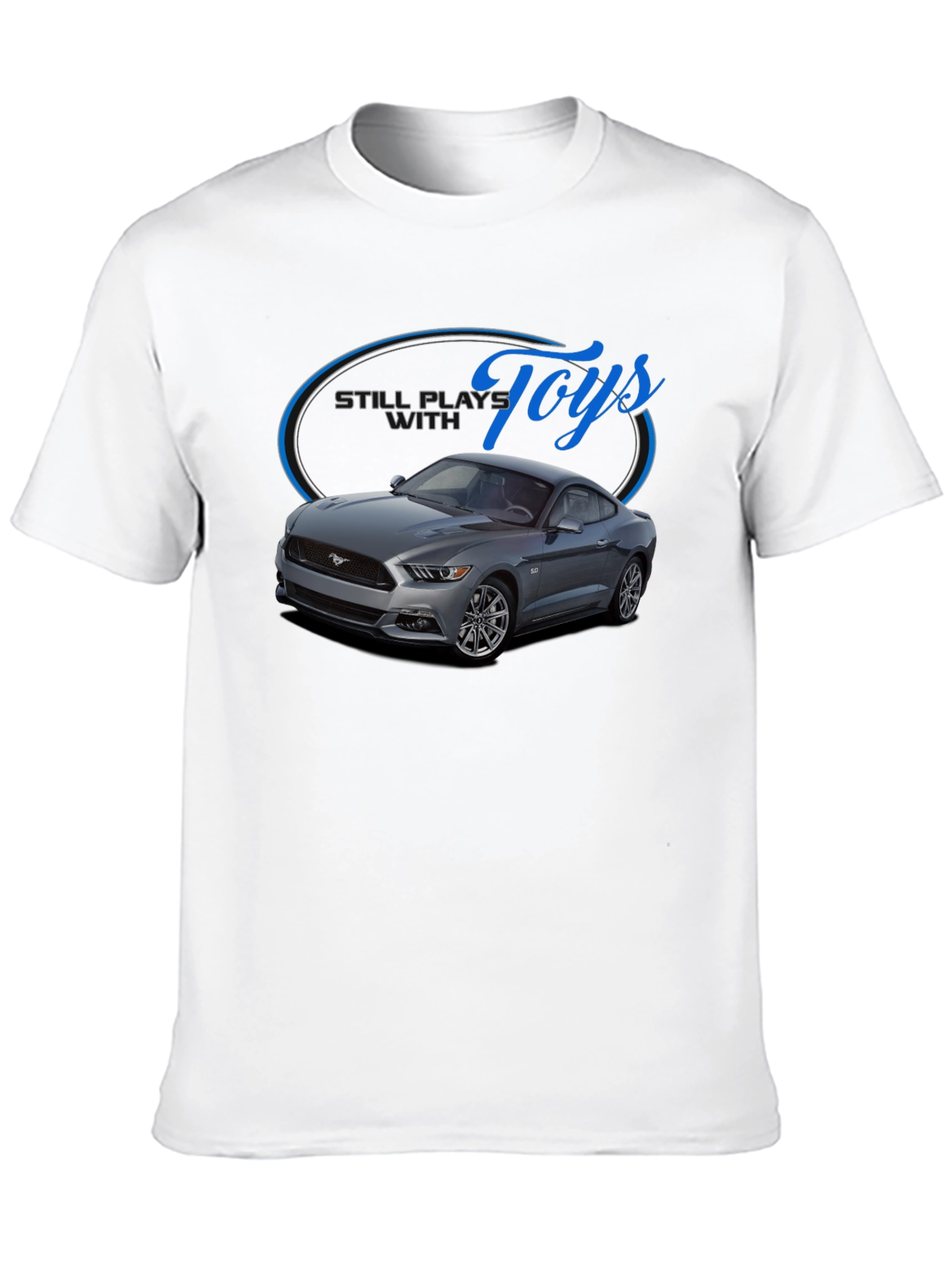 Still Plays With Toys Car Graphic Mens T-Shirt