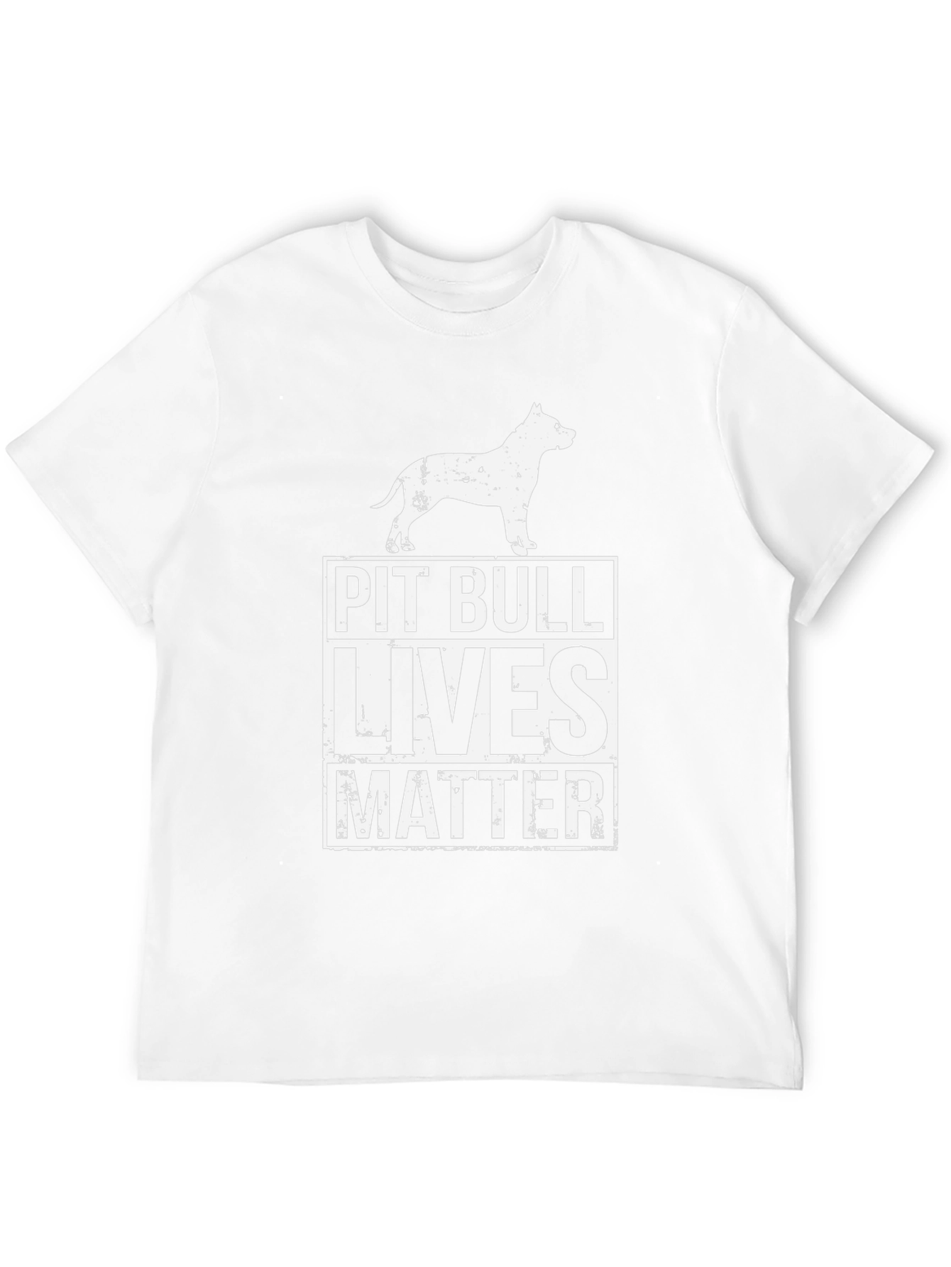 Pit Bull Lives Matter Graphic T-Shirt