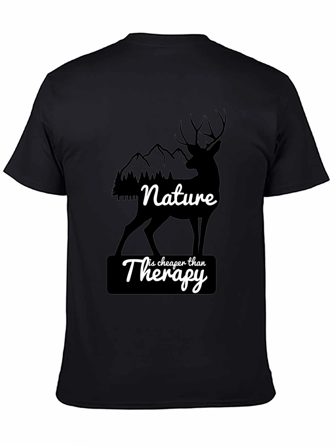 Nature is Cheaper Than Therapy Graphic T-Shirt
