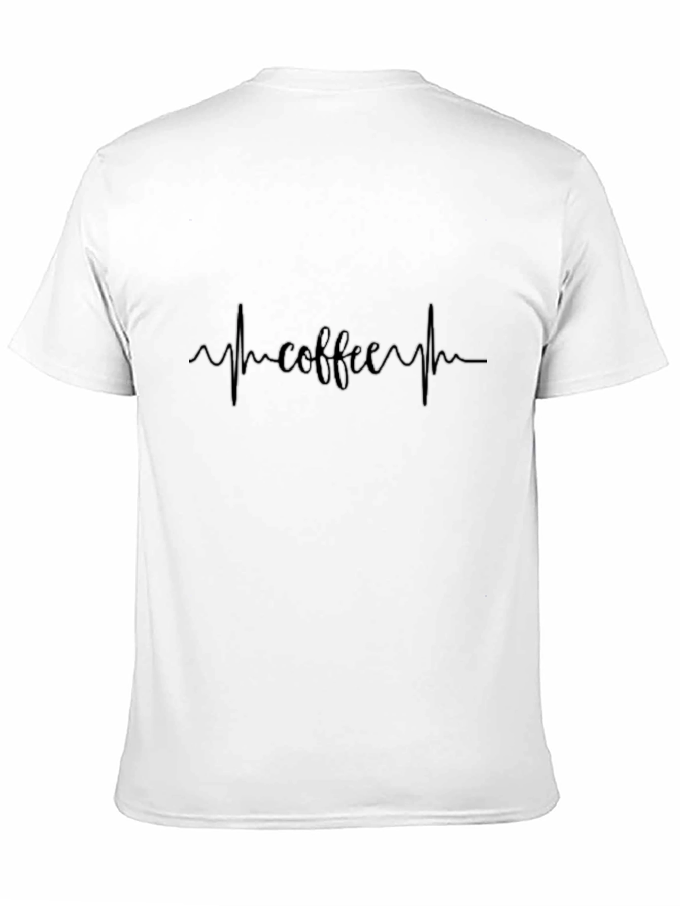 Coffee Heartbeat T-Shirt - Caffeine Lovers Tee